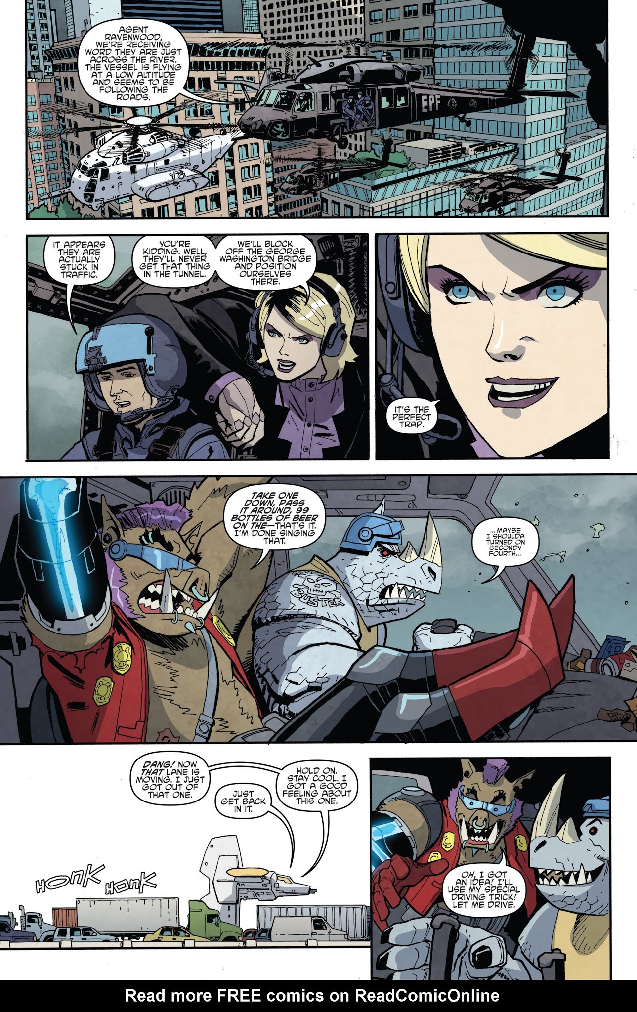 Read online Teenage Mutant Ninja Turtles: Bebop & Rocksteady Hit the Road comic -  Issue #4 - 19