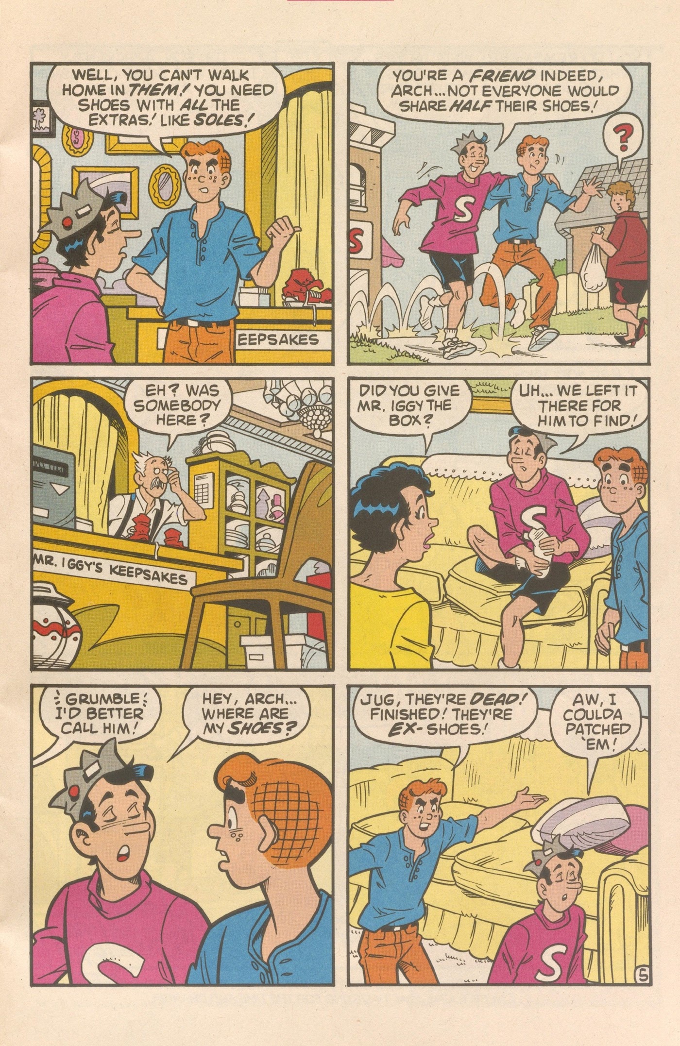 Read online Archie's Pal Jughead Comics comic -  Issue #128 - 7
