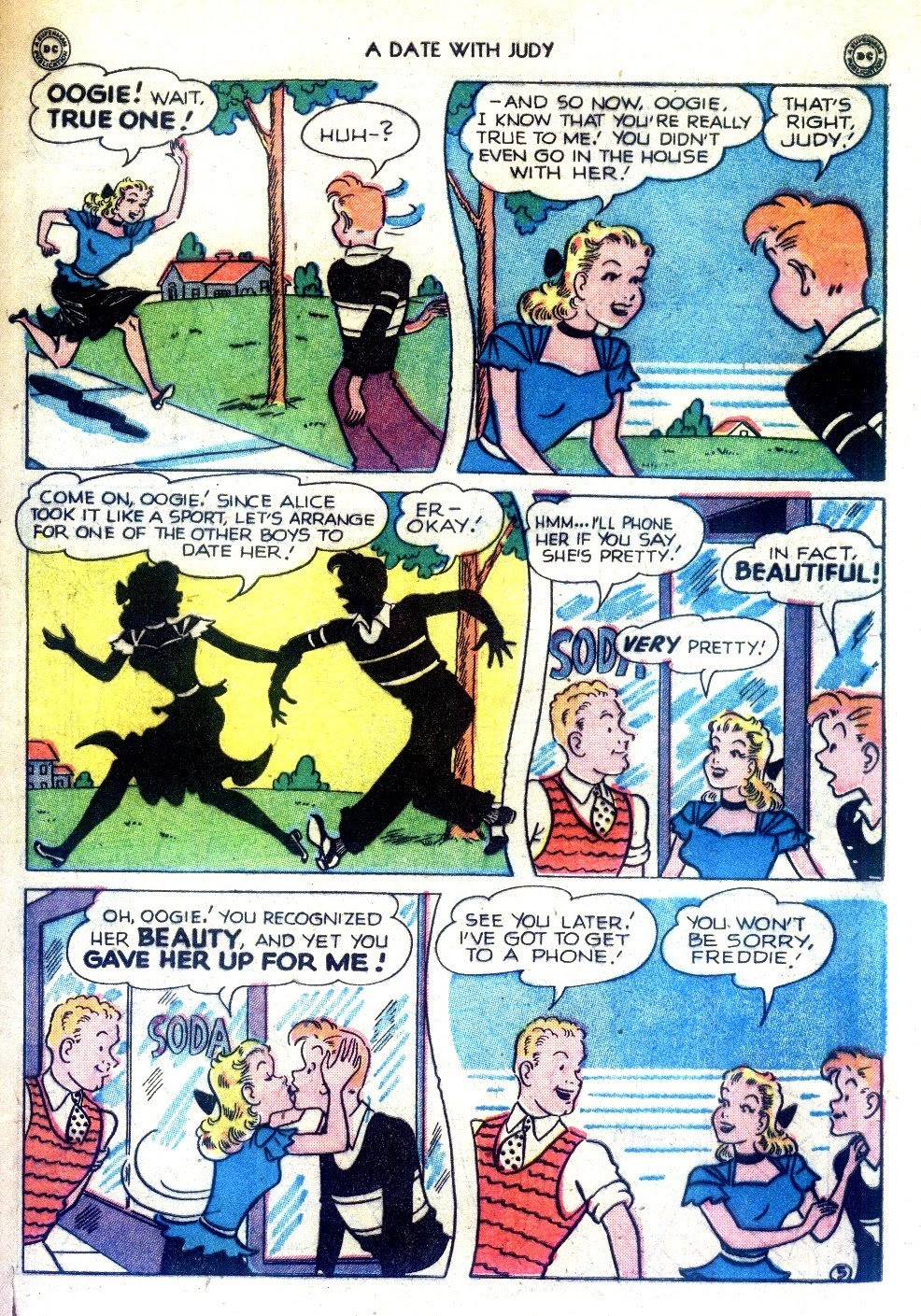 Read online A Date with Judy comic -  Issue #8 - 49
