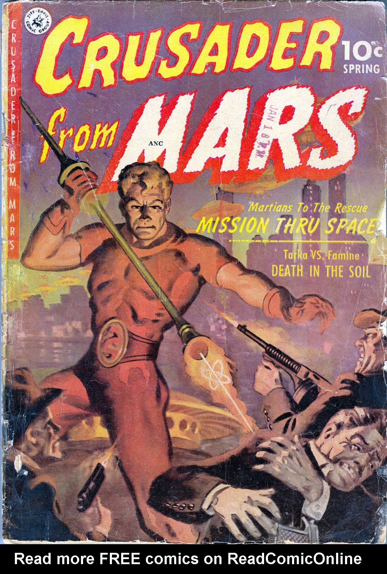 Read online Crusader From Mars comic -  Issue #1 - 1