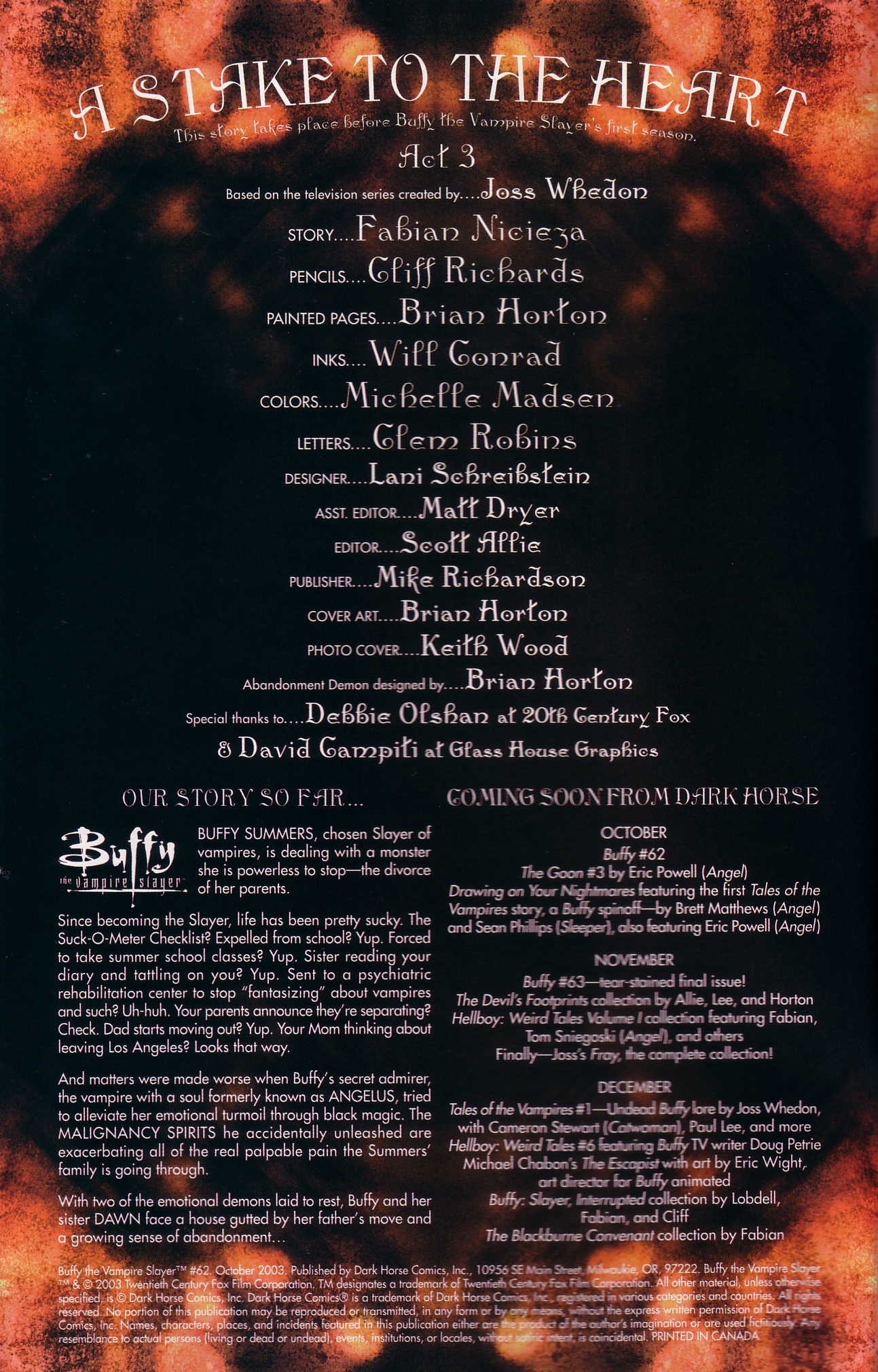 Read online Buffy the Vampire Slayer (1998) comic -  Issue #62 - 2