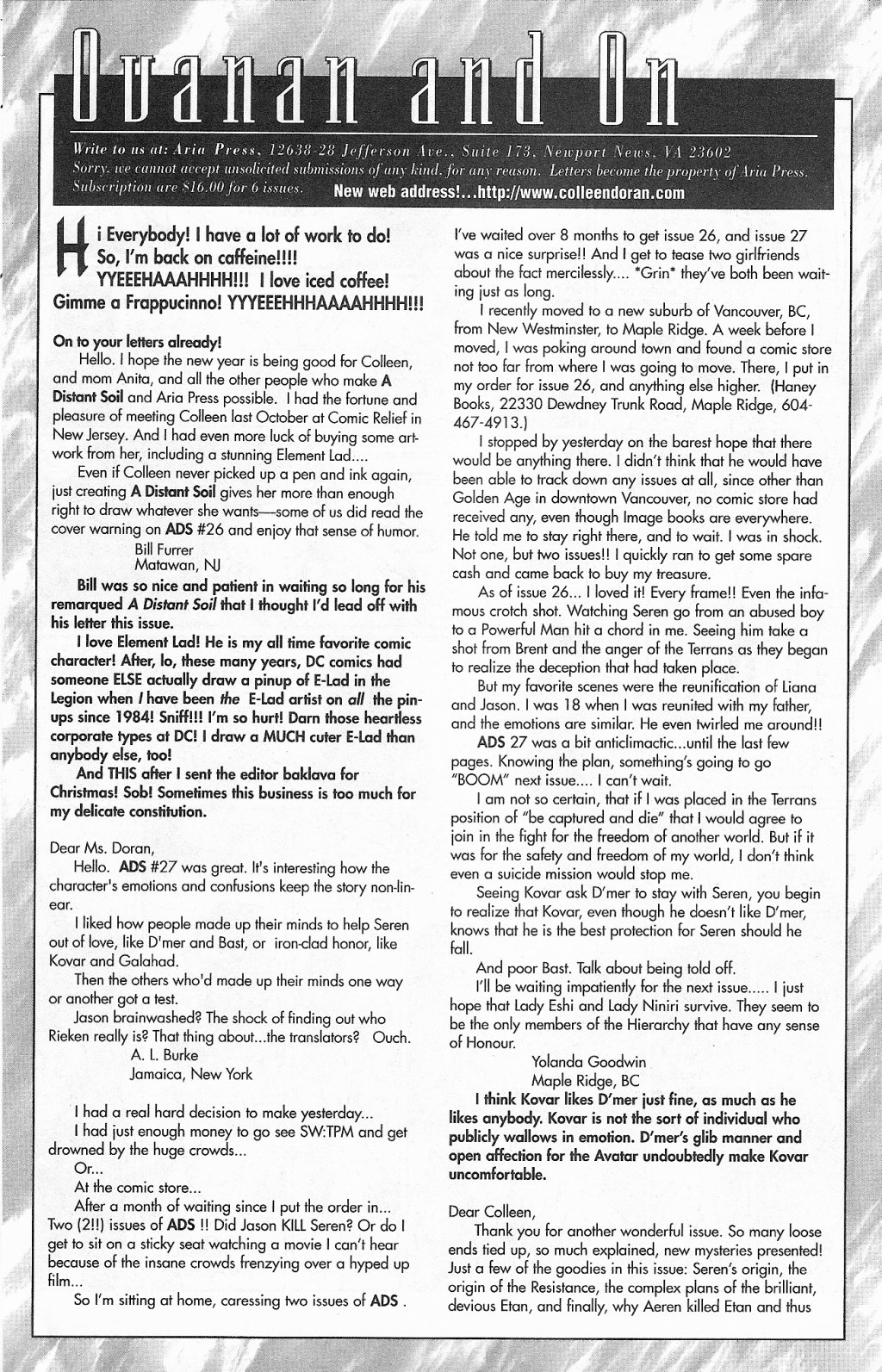 Read online A Distant Soil comic -  Issue #28 - 22