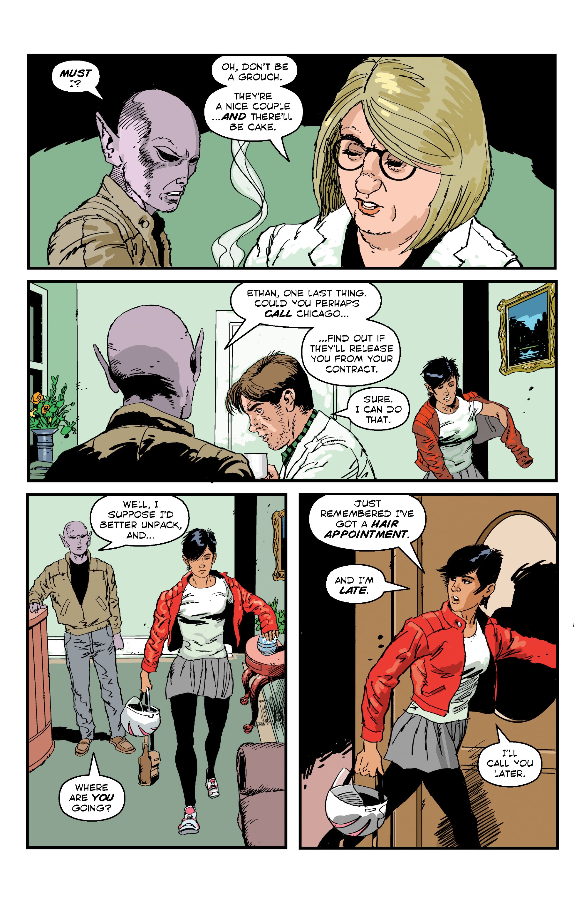 Read online Resident Alien: Your Ride's Here comic -  Issue #1 - 11