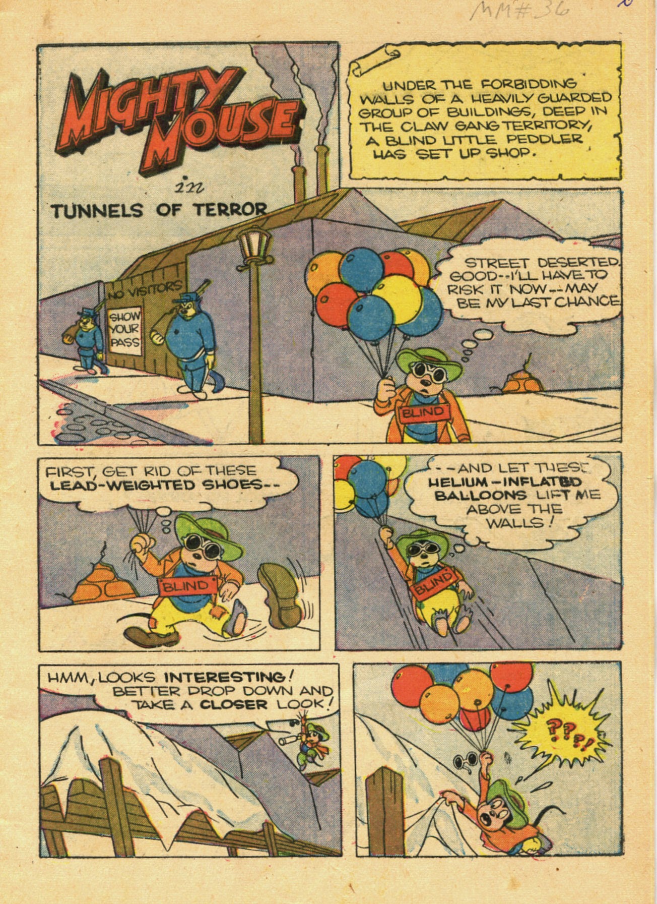 Read online Paul Terry's Mighty Mouse Comics comic -  Issue #36 - 2
