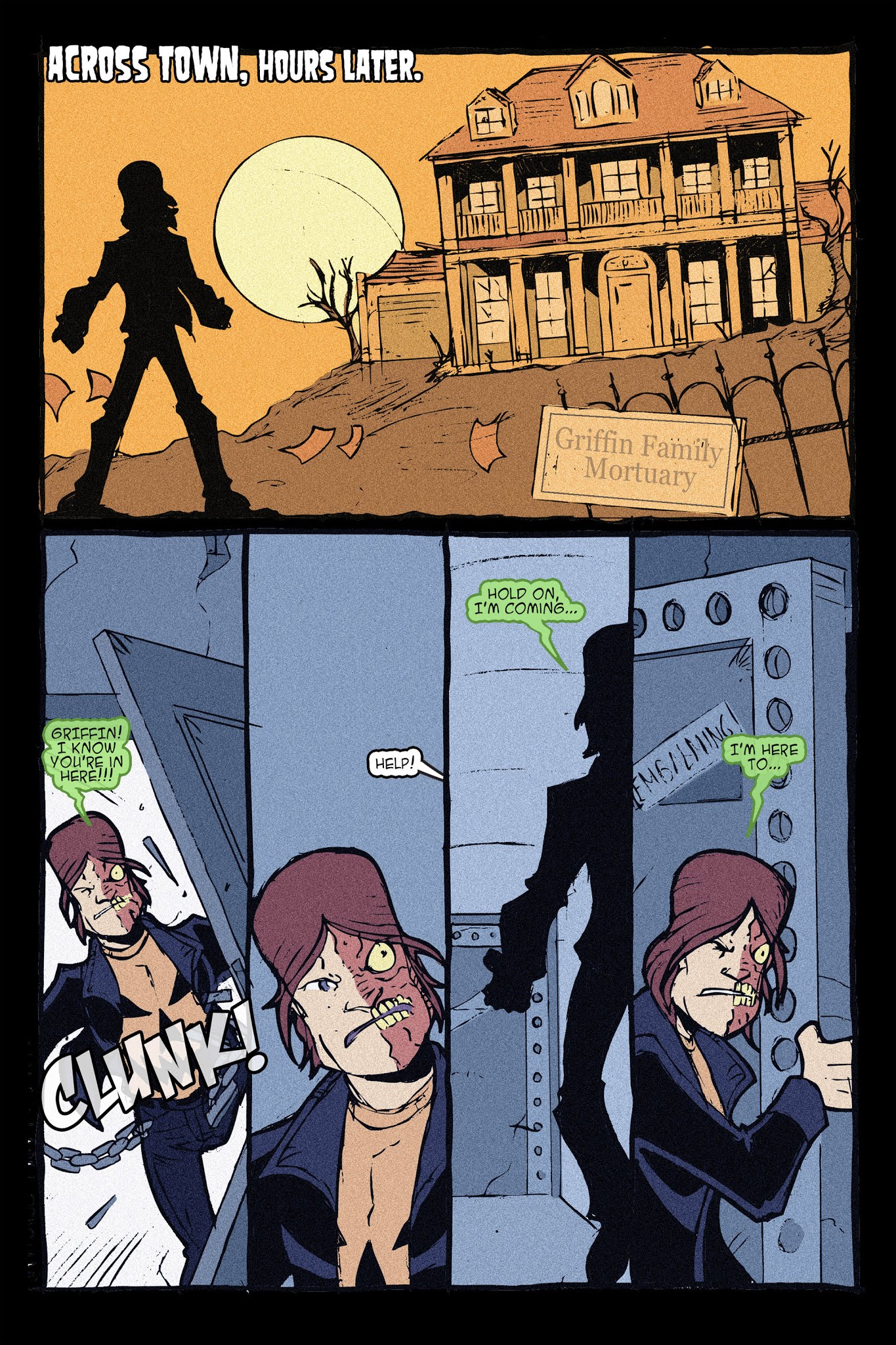 Read online Halloween Man vs. the Invisible Man comic -  Issue # TPB - 71