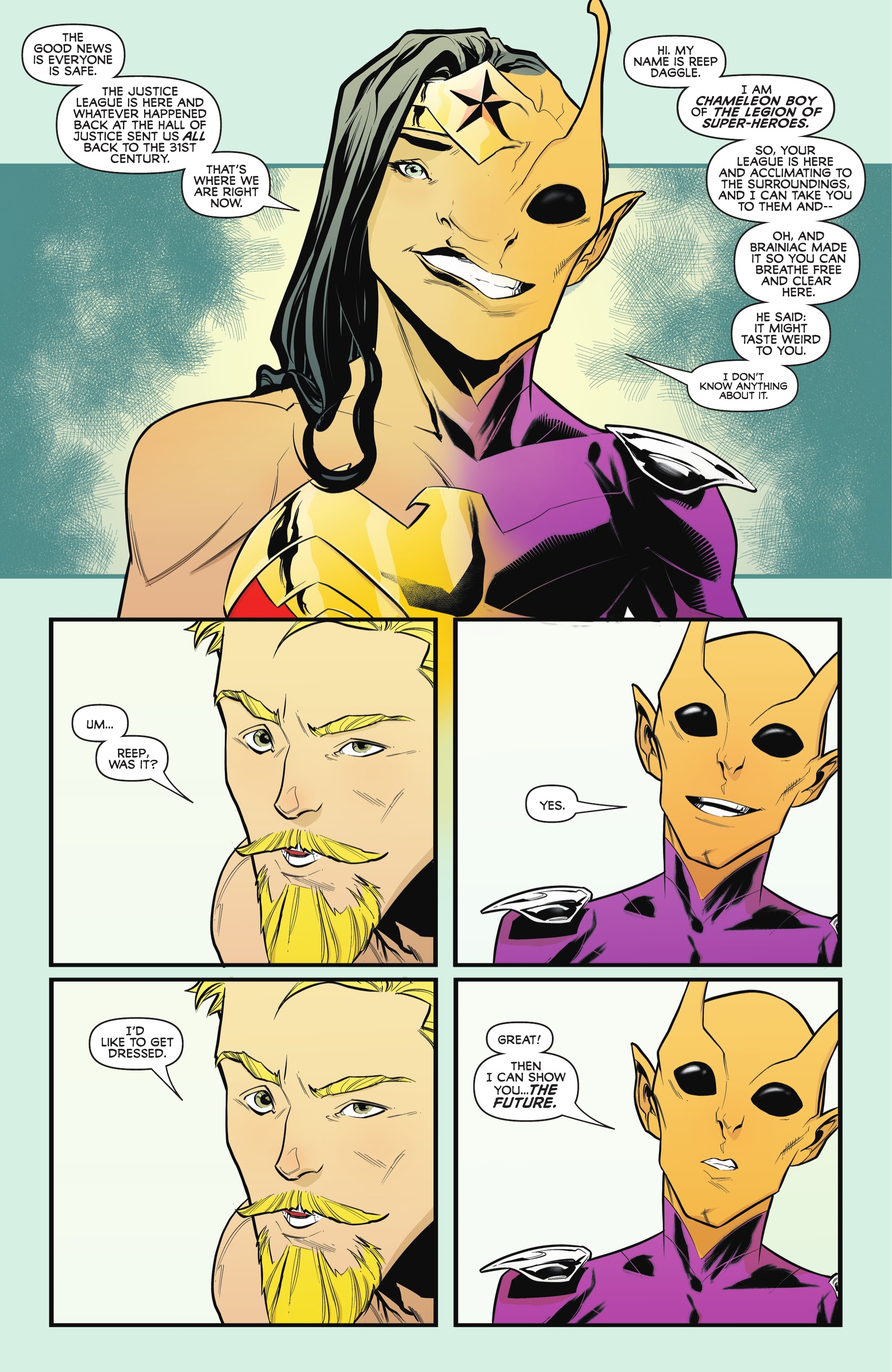 Read online Justice League vs. The Legion of Super-Heroes comic -  Issue #2 - 12