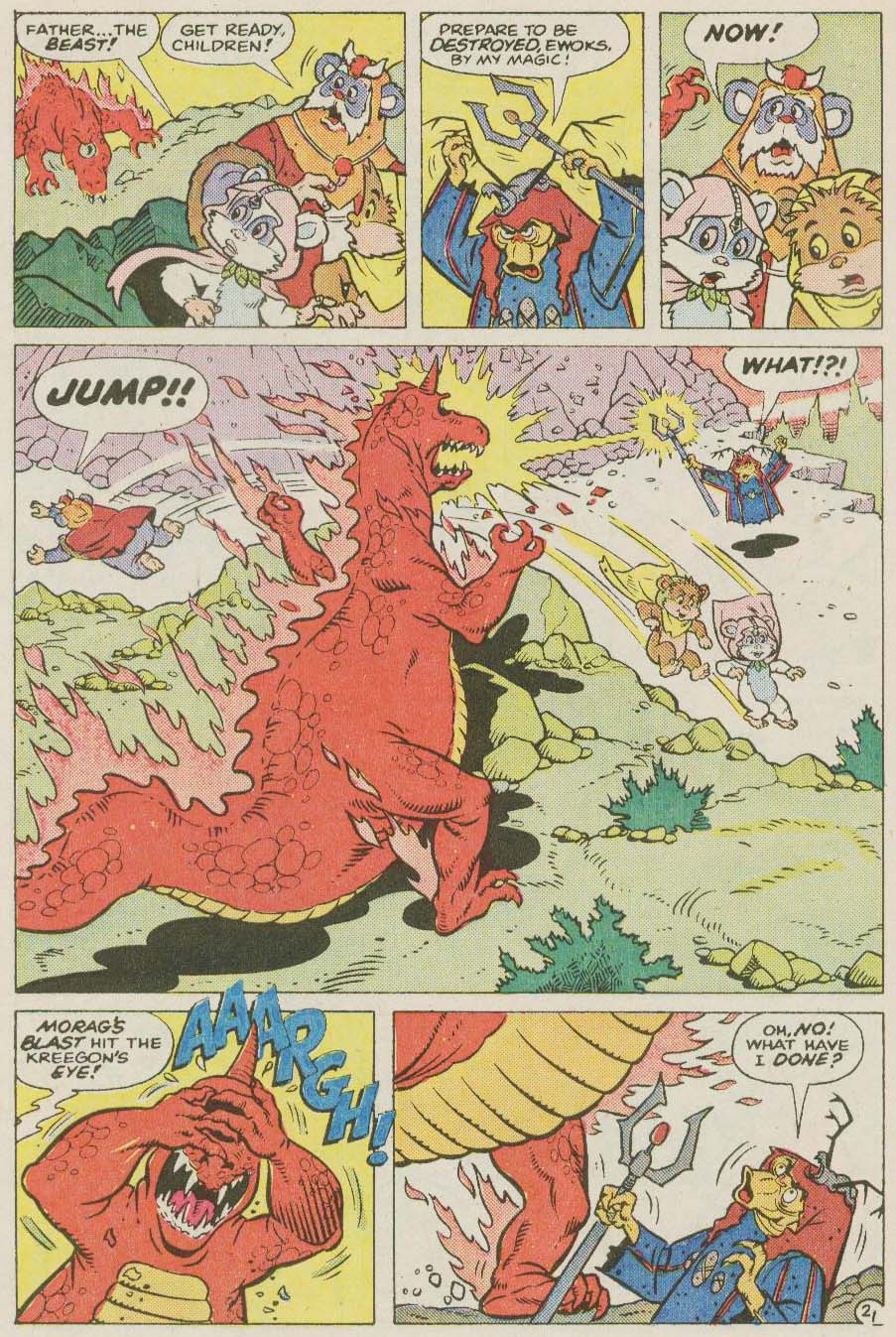 Read online Ewoks (1987) comic -  Issue #8 - 22