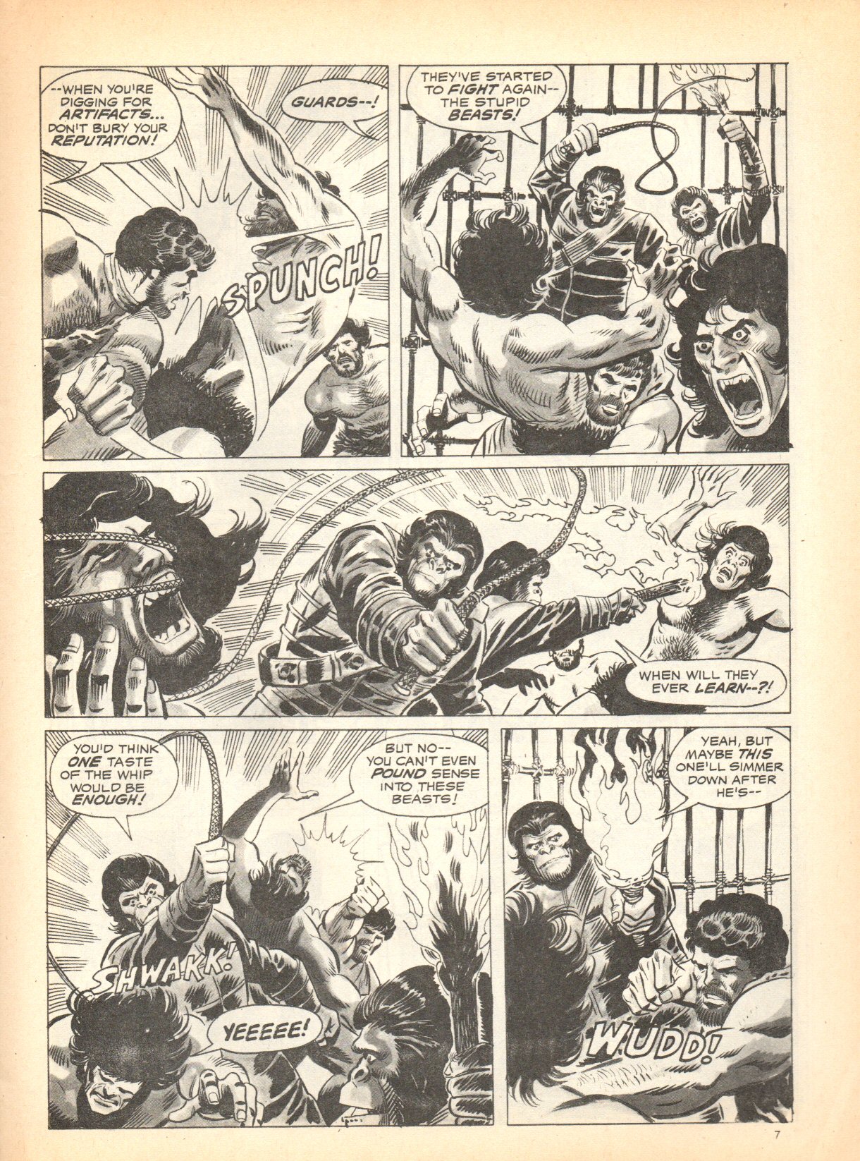 Read online Planet of the Apes (1974) comic -  Issue #3 - 7