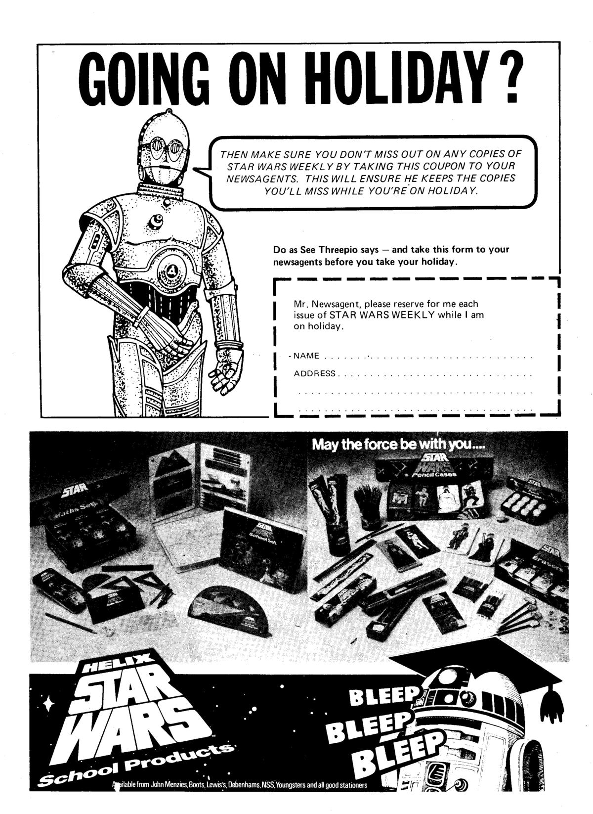 Read online Star Wars Weekly comic -  Issue #25 - 18