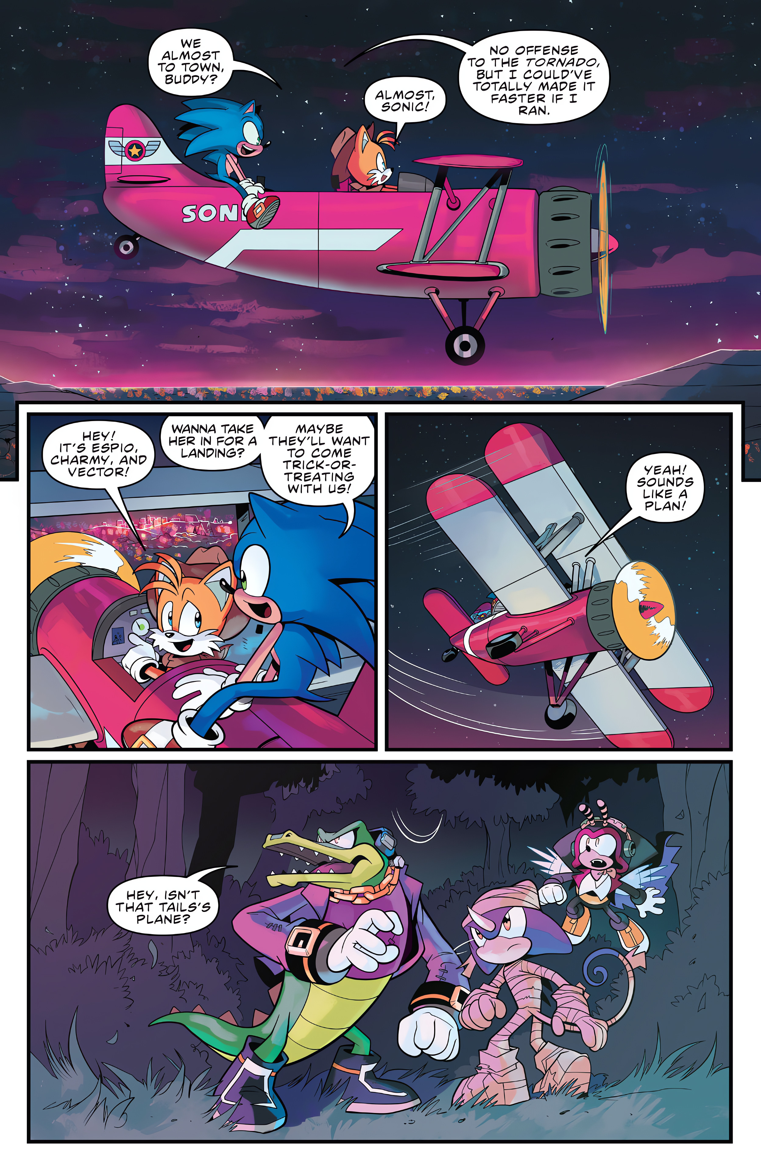 Read online Sonic the Hedgehog (2018) comic -  Issue # _Halloween Special - 8