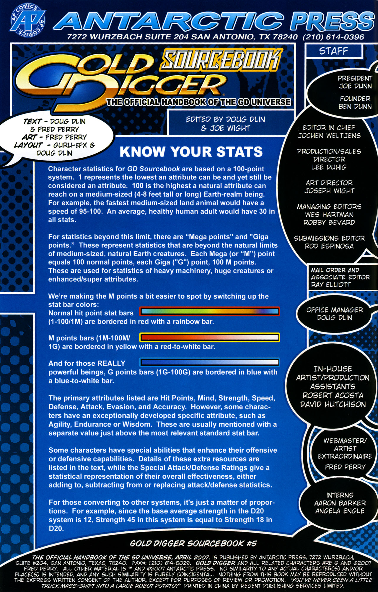 Read online Gold Digger Sourcebook: The Official Handbook of the GD Universe comic -  Issue #5 - 2