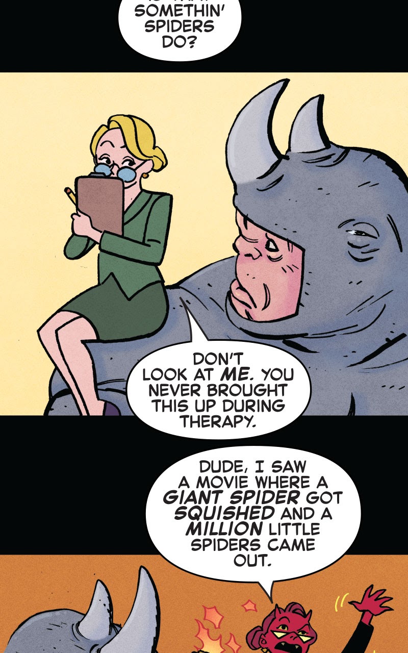 Read online Mighty Marvel Holiday Special: Halloween with the Rhino Infinity Comic comic -  Issue # Full - 15
