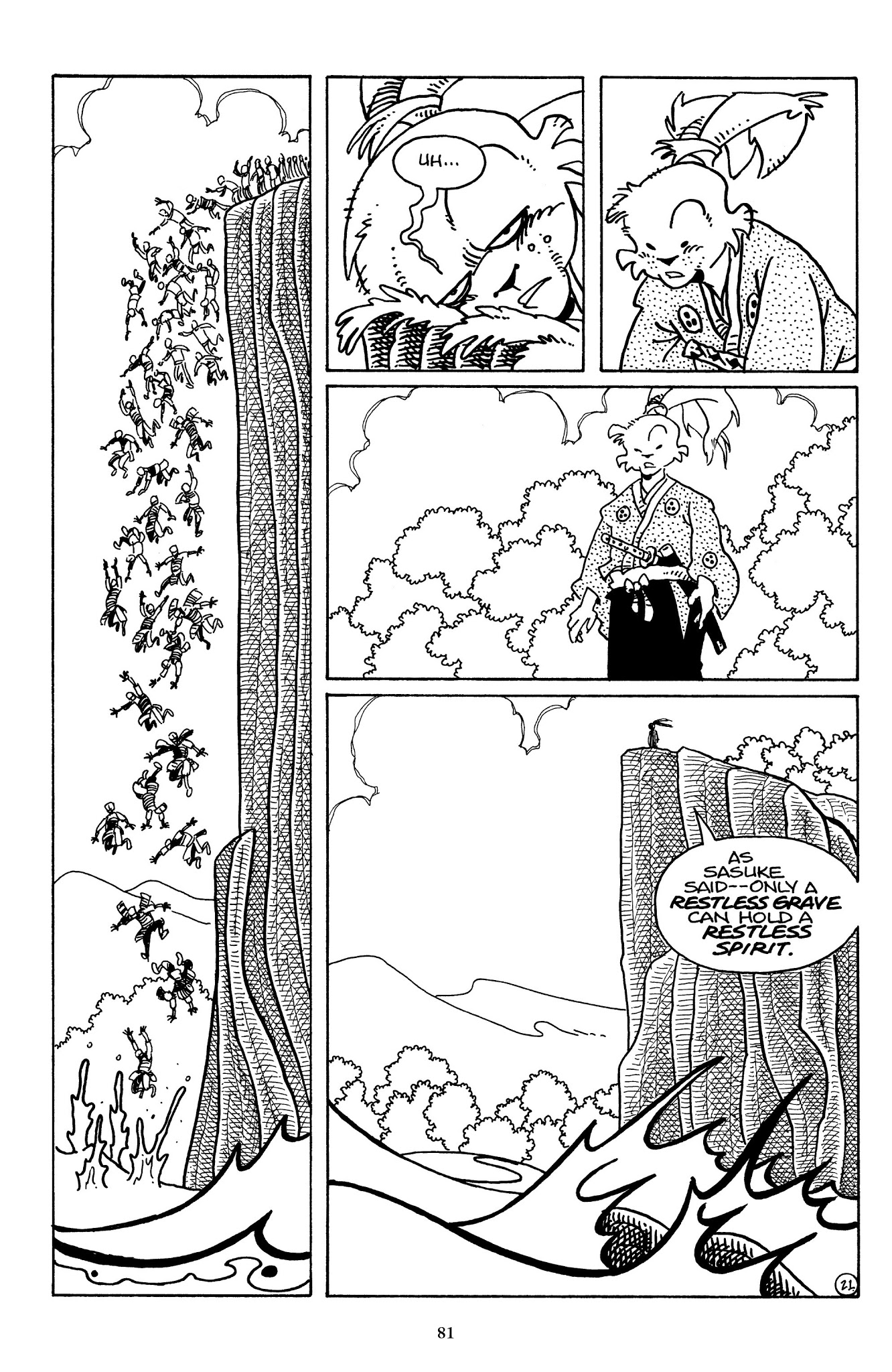 Read online The Usagi Yojimbo Saga comic -  Issue # TPB 7 - 79