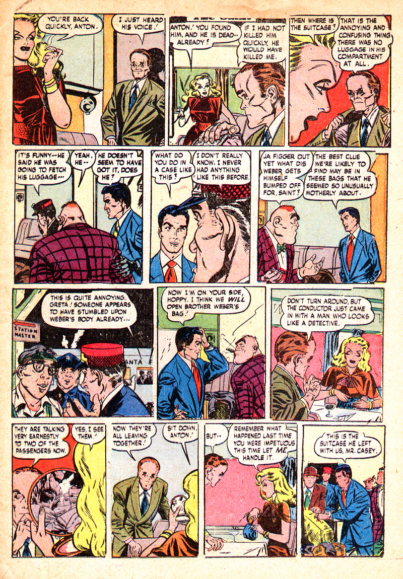 Read online The Saint (1947) comic -  Issue #9 - 18