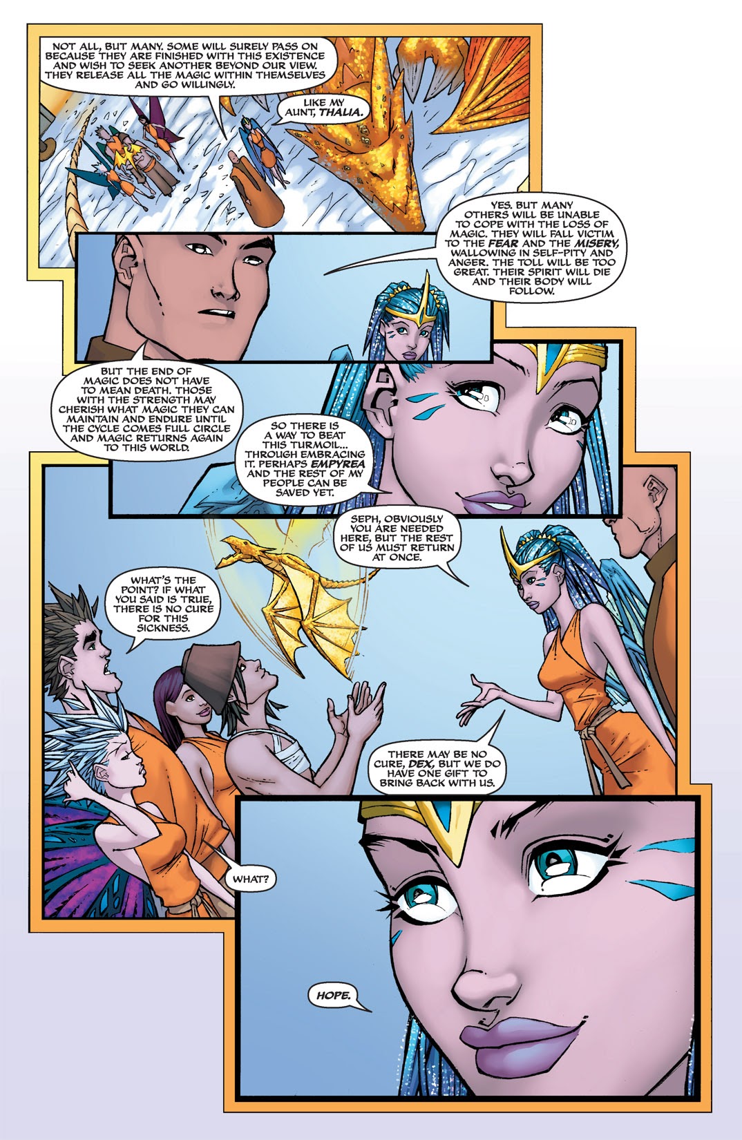 Read online Michael Turner's Soulfire: Shadow Magic comic -  Issue #4 - 8