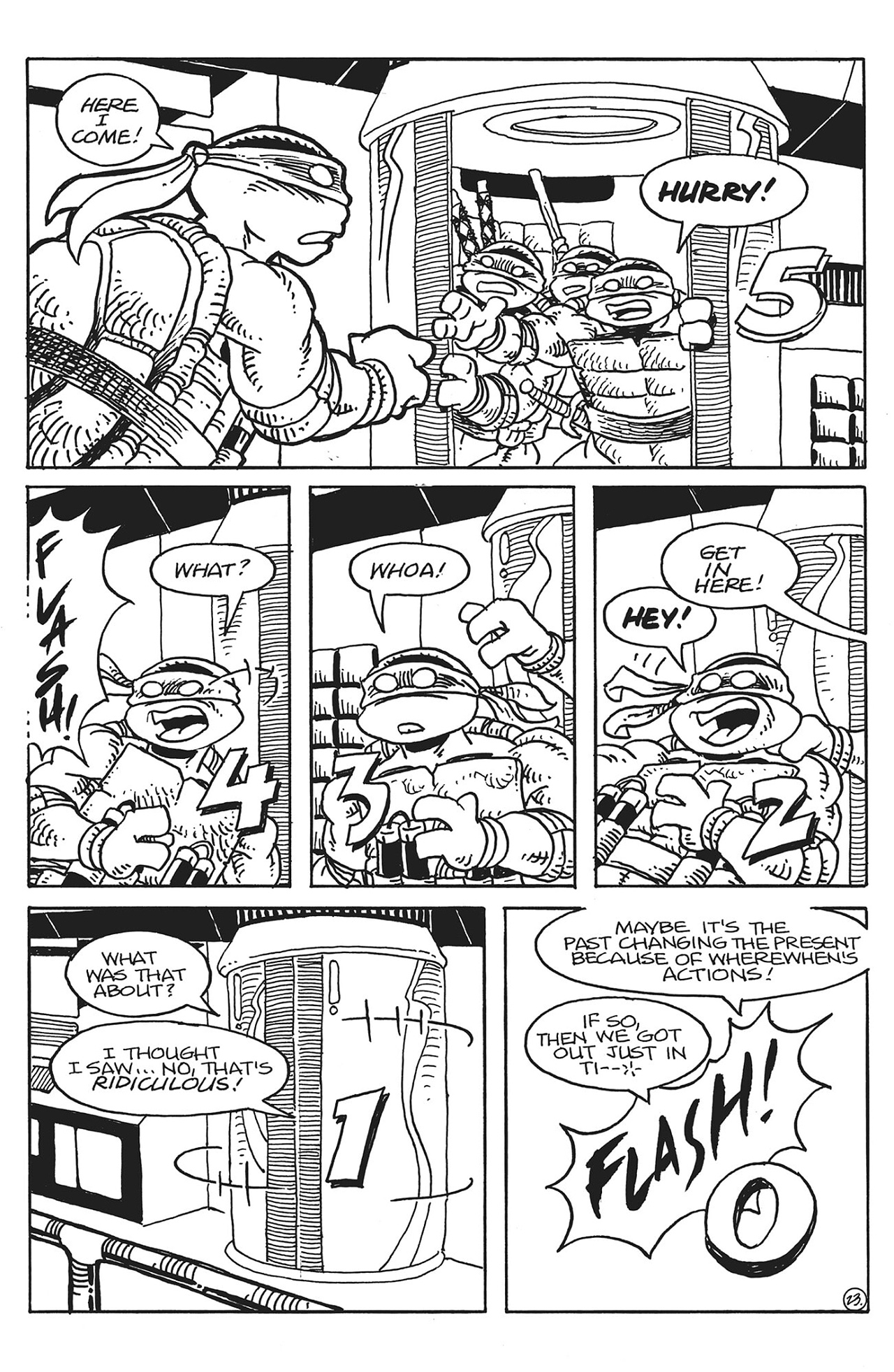 Read online Teenage Mutant Ninja Turtles/Usagi Yojimbo: WhereWhen #1: Director’s Cut comic -  Issue #1: Director’s Cut Full - 24