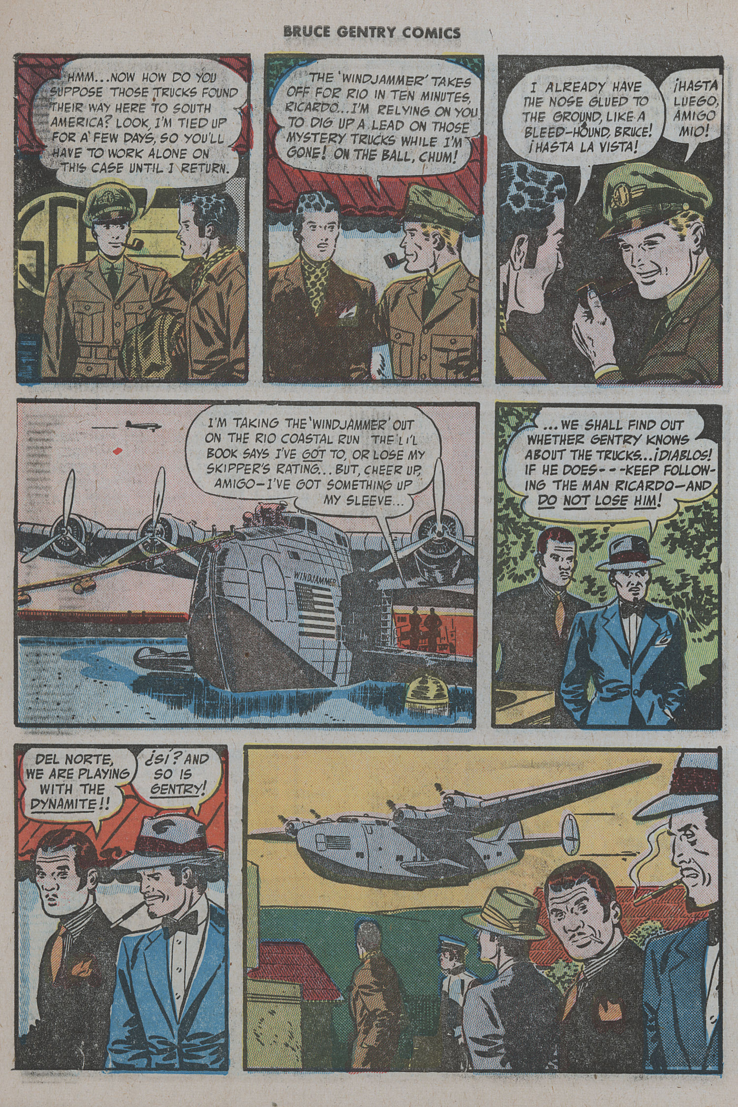 Read online Bruce Gentry comic -  Issue #3 - 6