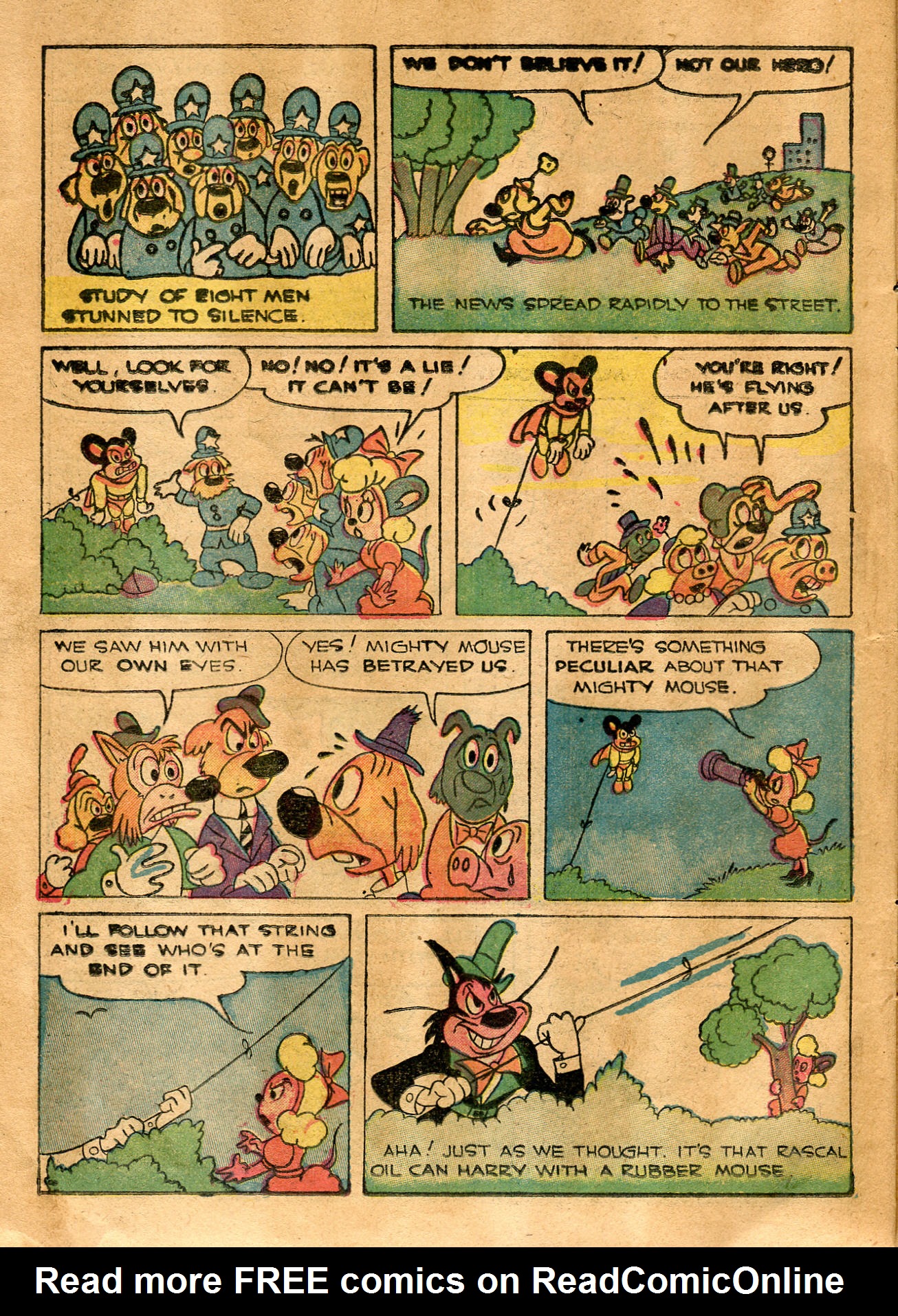 Read online Paul Terry's Mighty Mouse Comics comic -  Issue #29 - 10