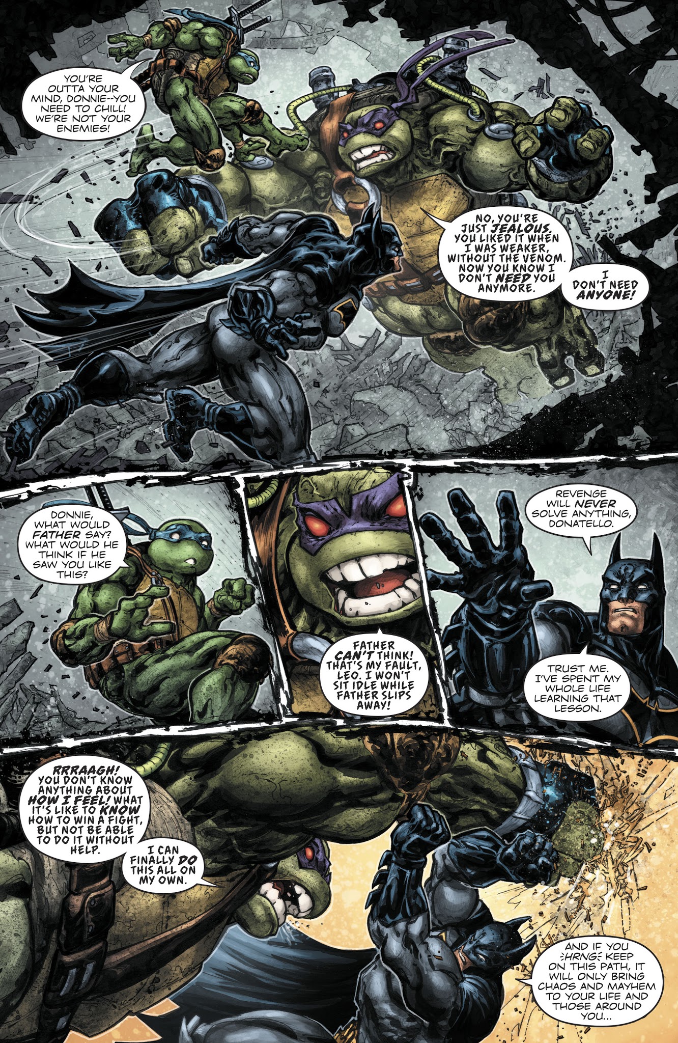 Read online Batman/Teenage Mutant Ninja Turtles II comic -  Issue #5 - 11