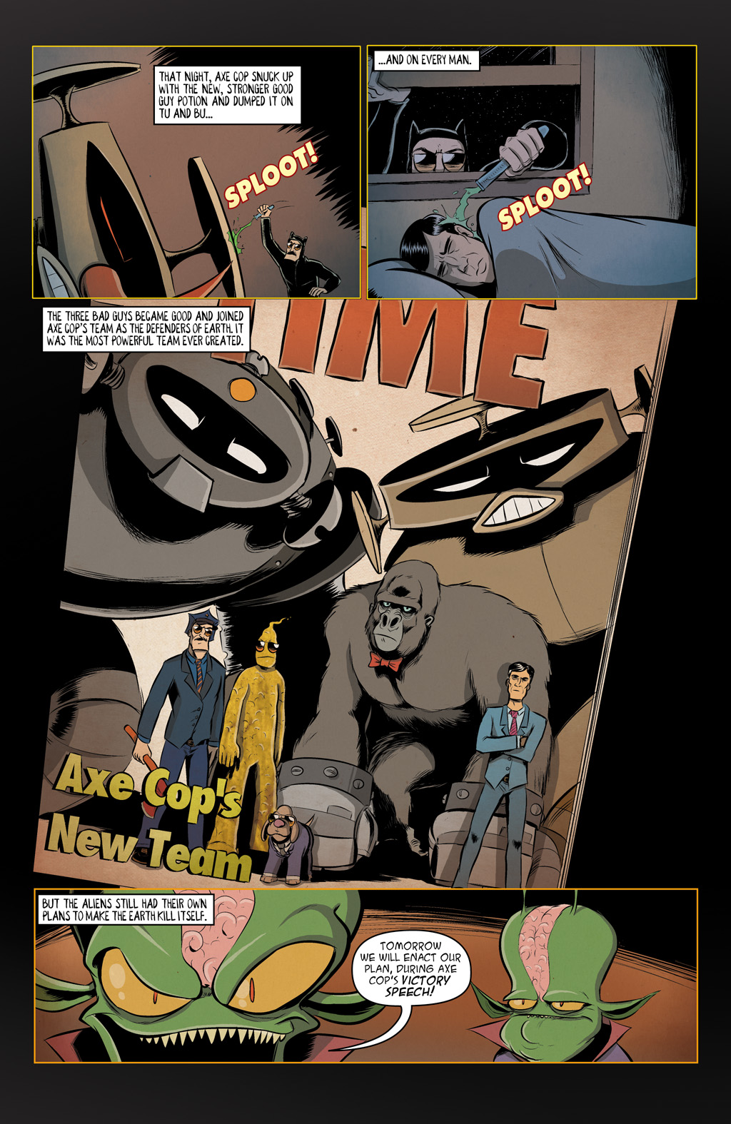 Read online Axe Cop: President of the World comic -  Issue #3 - 15