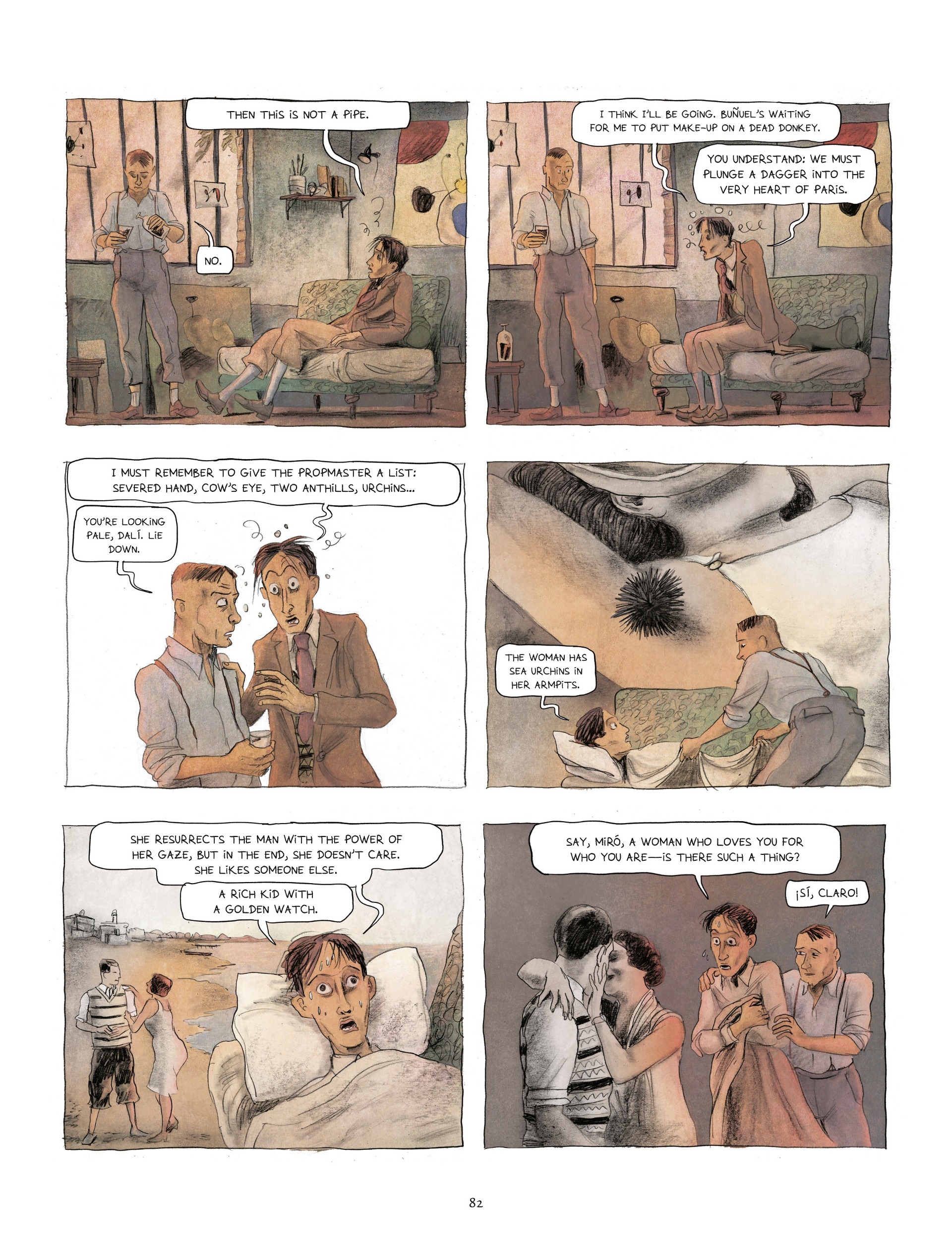Read online Dalí: Before Gala comic -  Issue # TPB - 84