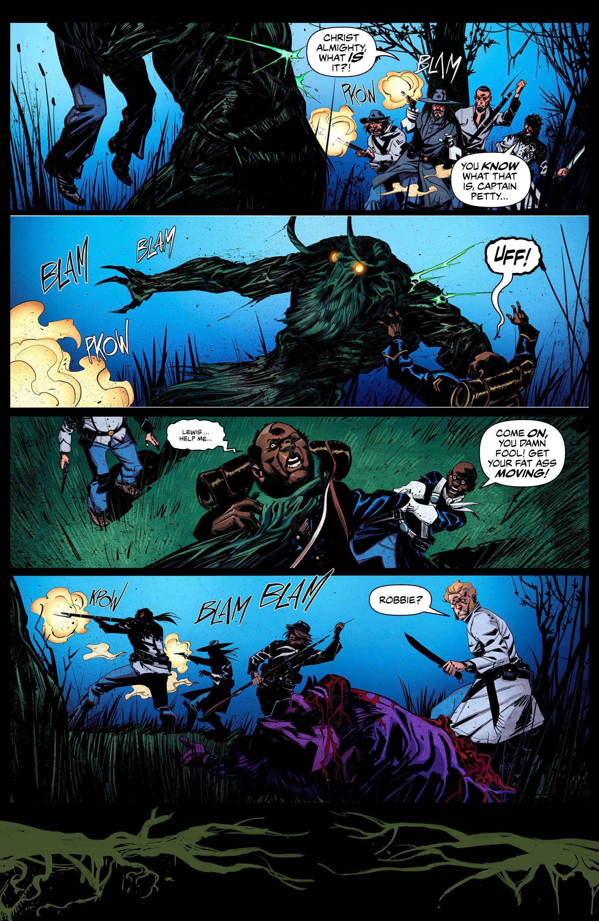 Read online Swamp God comic -  Issue #3 - 13