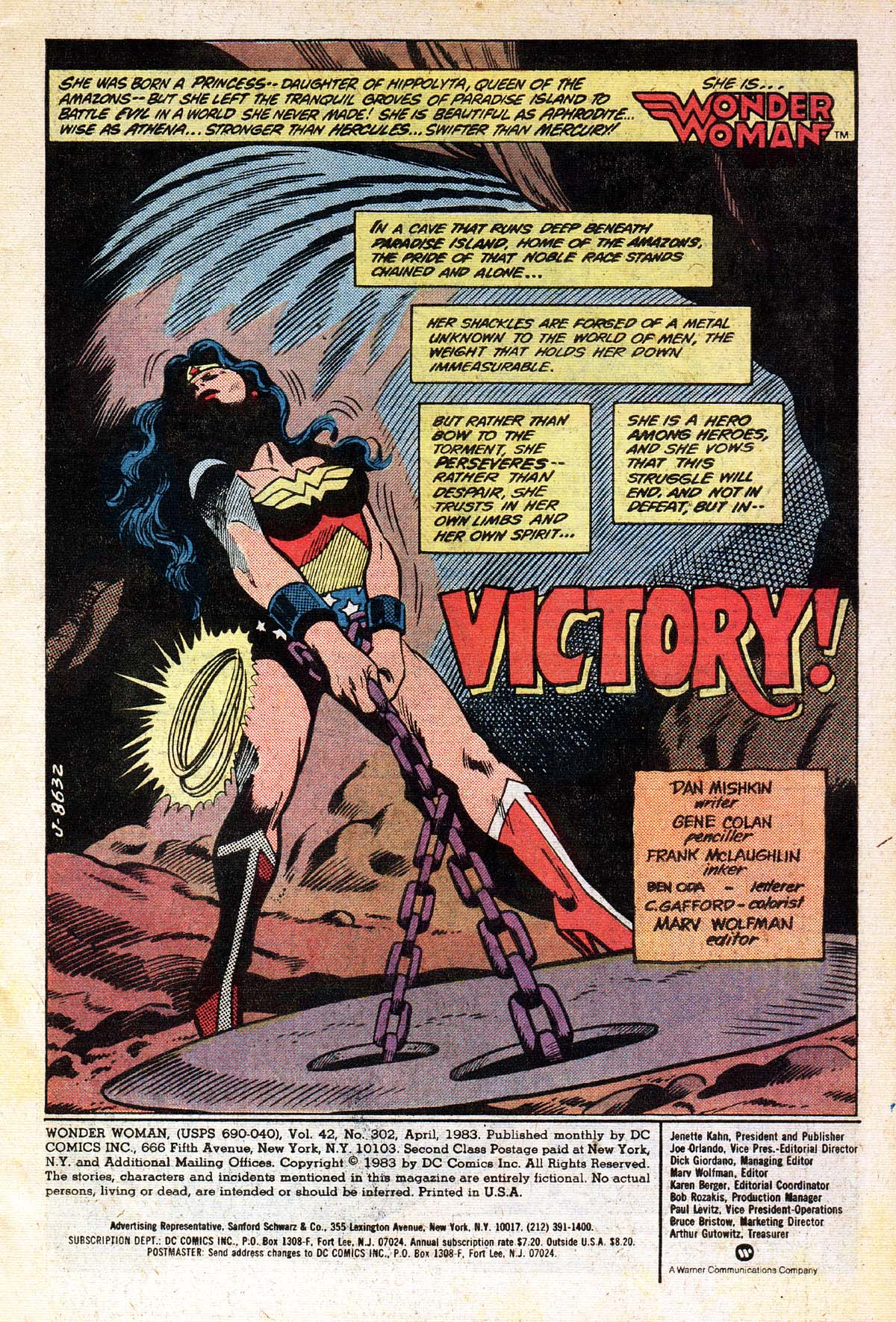 Read online Wonder Woman (1942) comic -  Issue #302 - 2