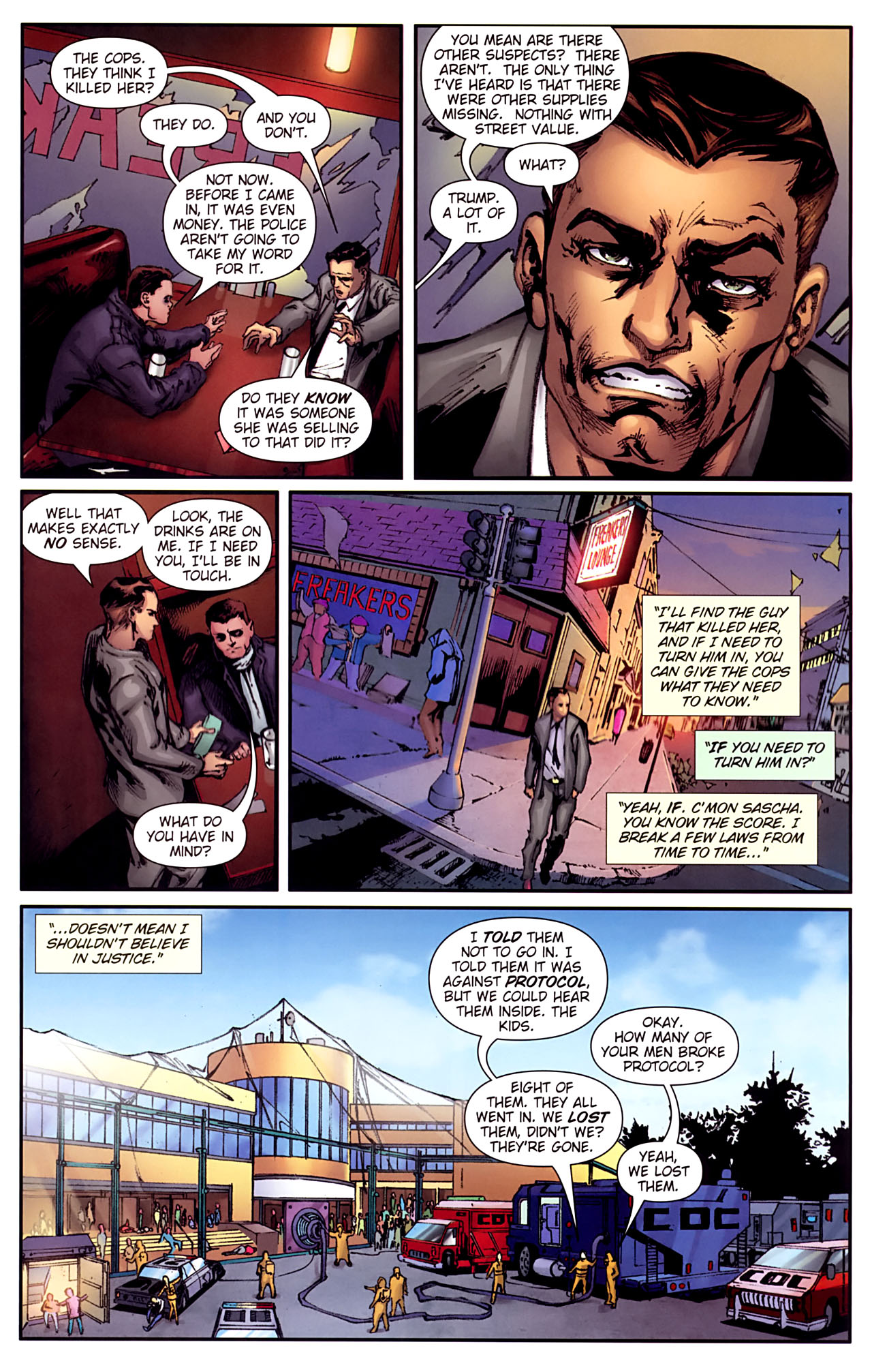Read online George R.R. Martin's Wild Cards: The Hard Call comic -  Issue #1 - 21