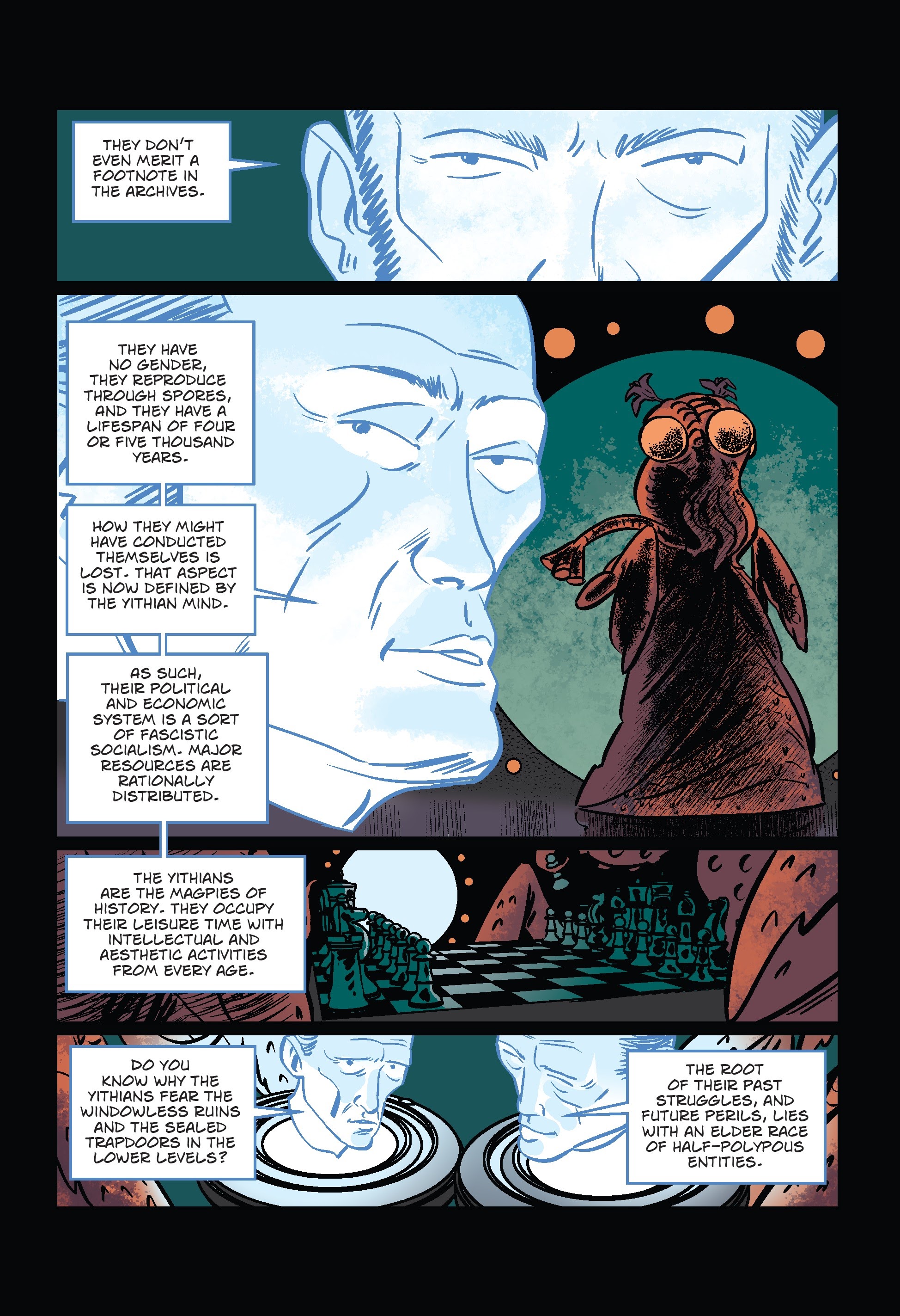 Read online H.P. Lovecraft The Shadow Out of Time comic -  Issue # TPB - 52