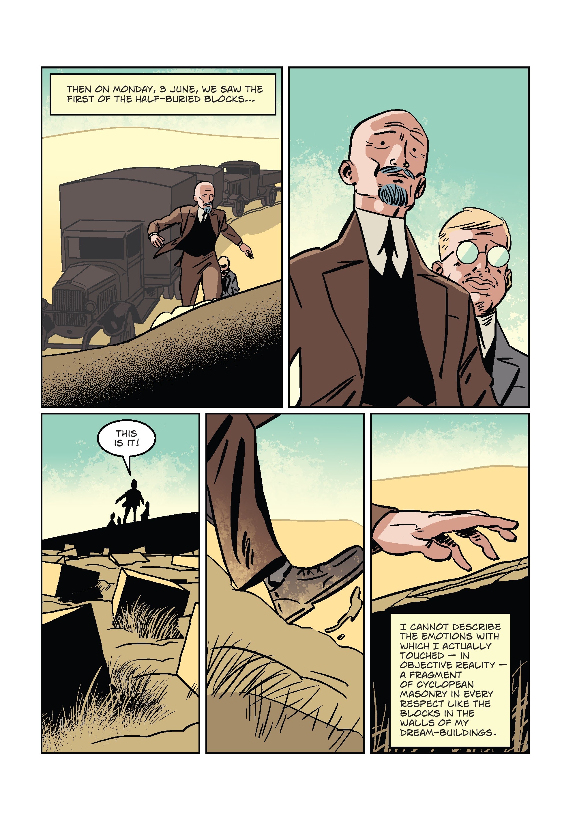 Read online H.P. Lovecraft The Shadow Out of Time comic -  Issue # TPB - 62