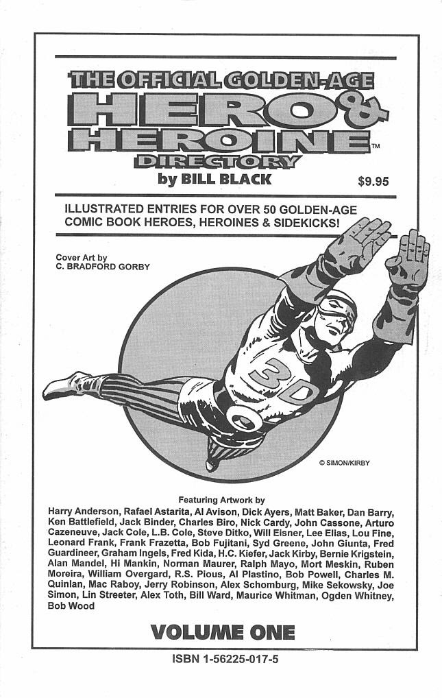 Read online Official Golden-Age Hero & Heroine Directory comic -  Issue # TPB - 4