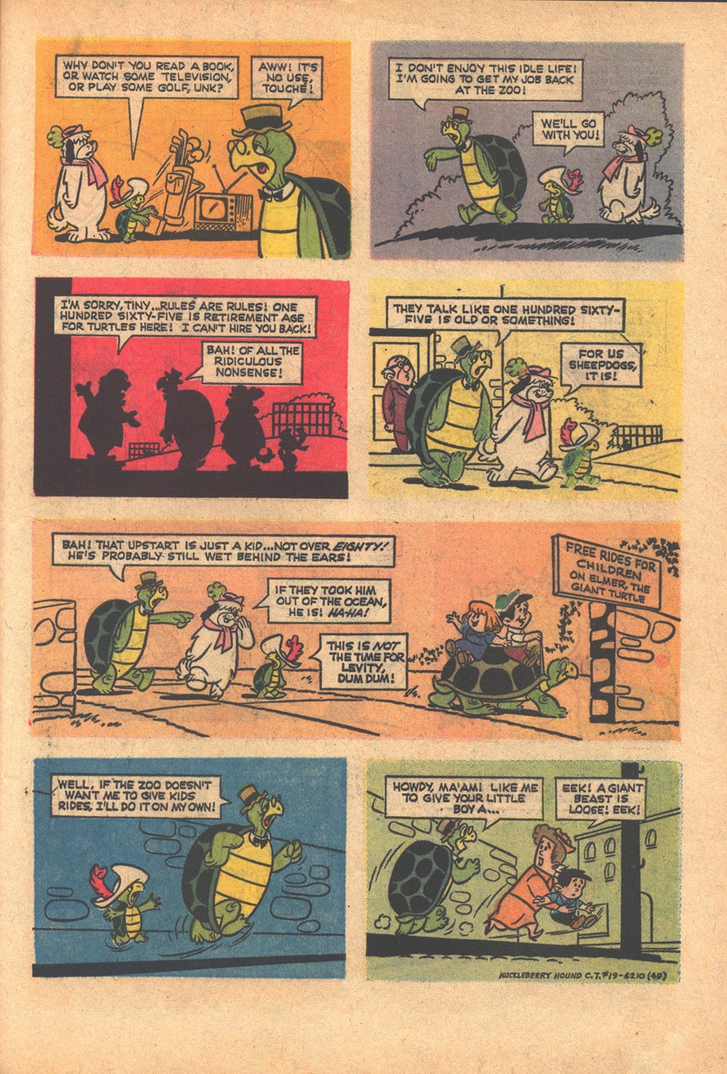 Read online Huckleberry Hound (1960) comic -  Issue #19 - 51