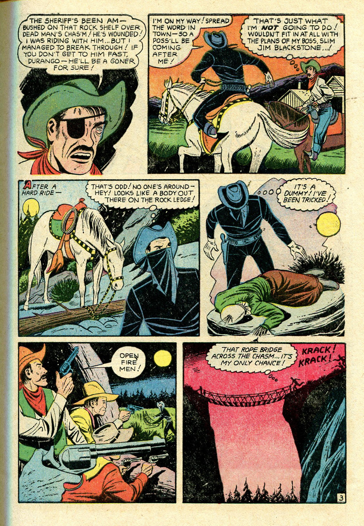 Read online Charles Starrett as The Durango Kid comic -  Issue #37 - 5