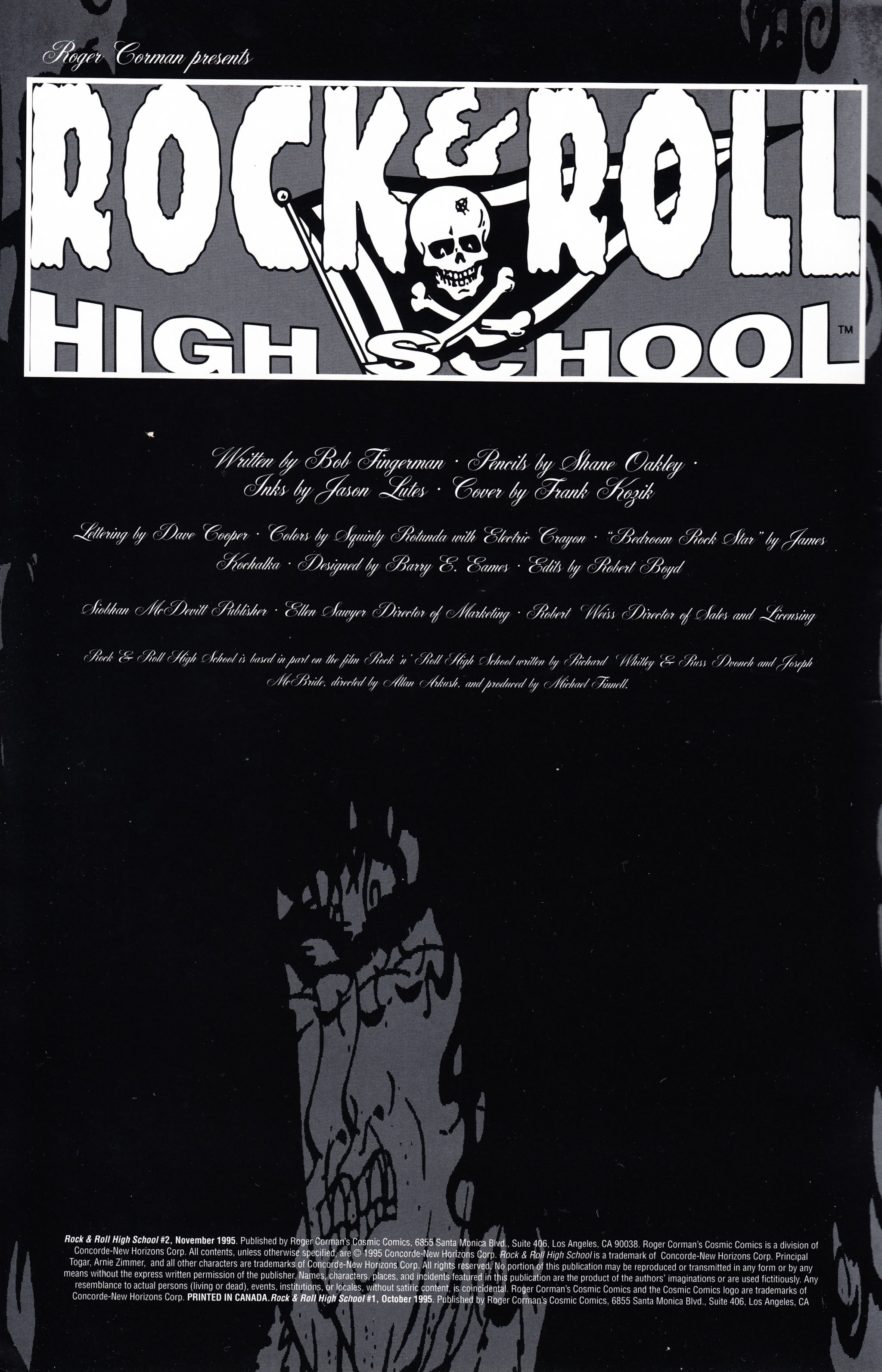 Read online Rock & Roll High School comic -  Issue #2 - 2