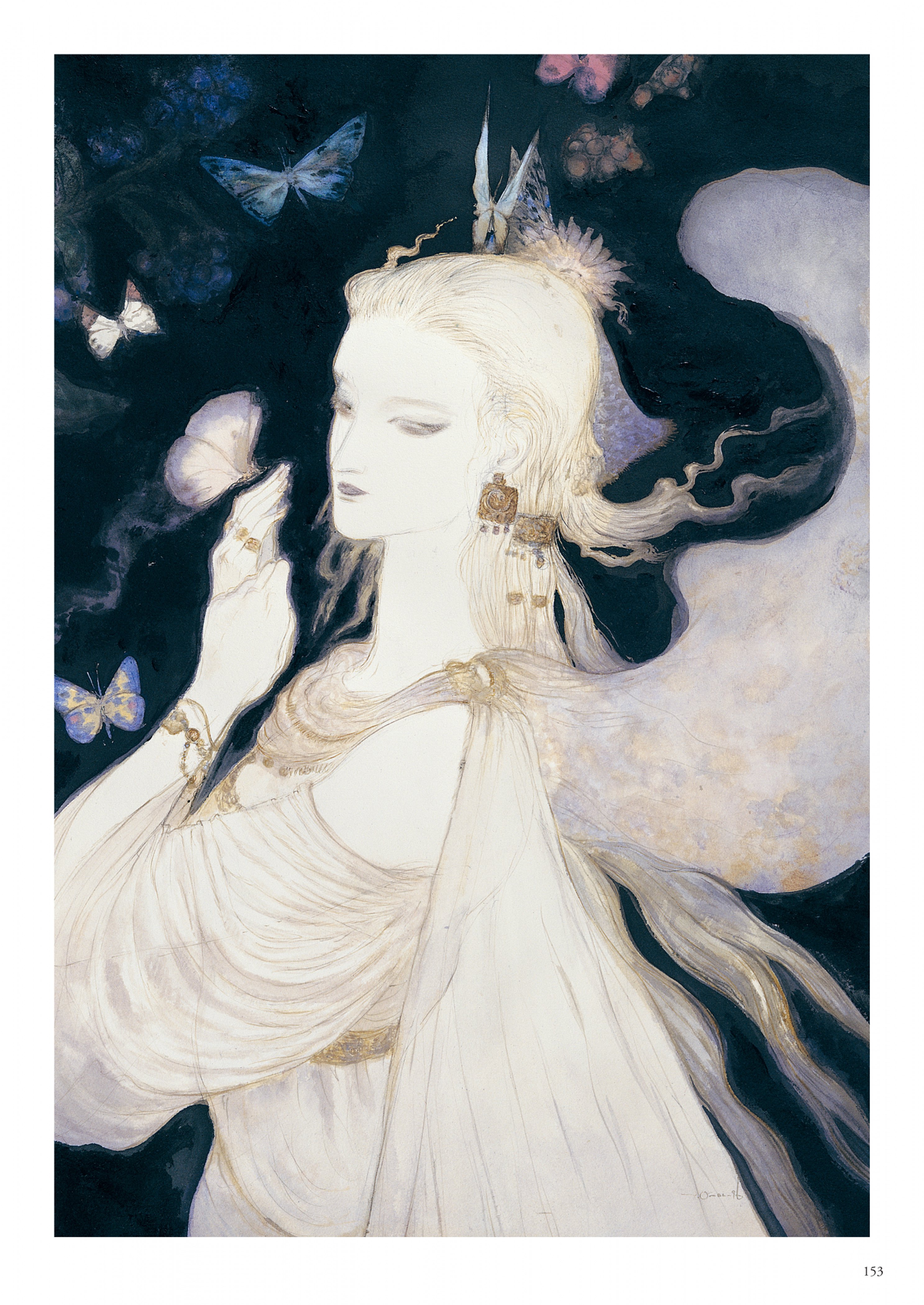Read online Elegant Spirits: Amano's Tale of Genji and Fairies comic -  Issue # TPB - 105