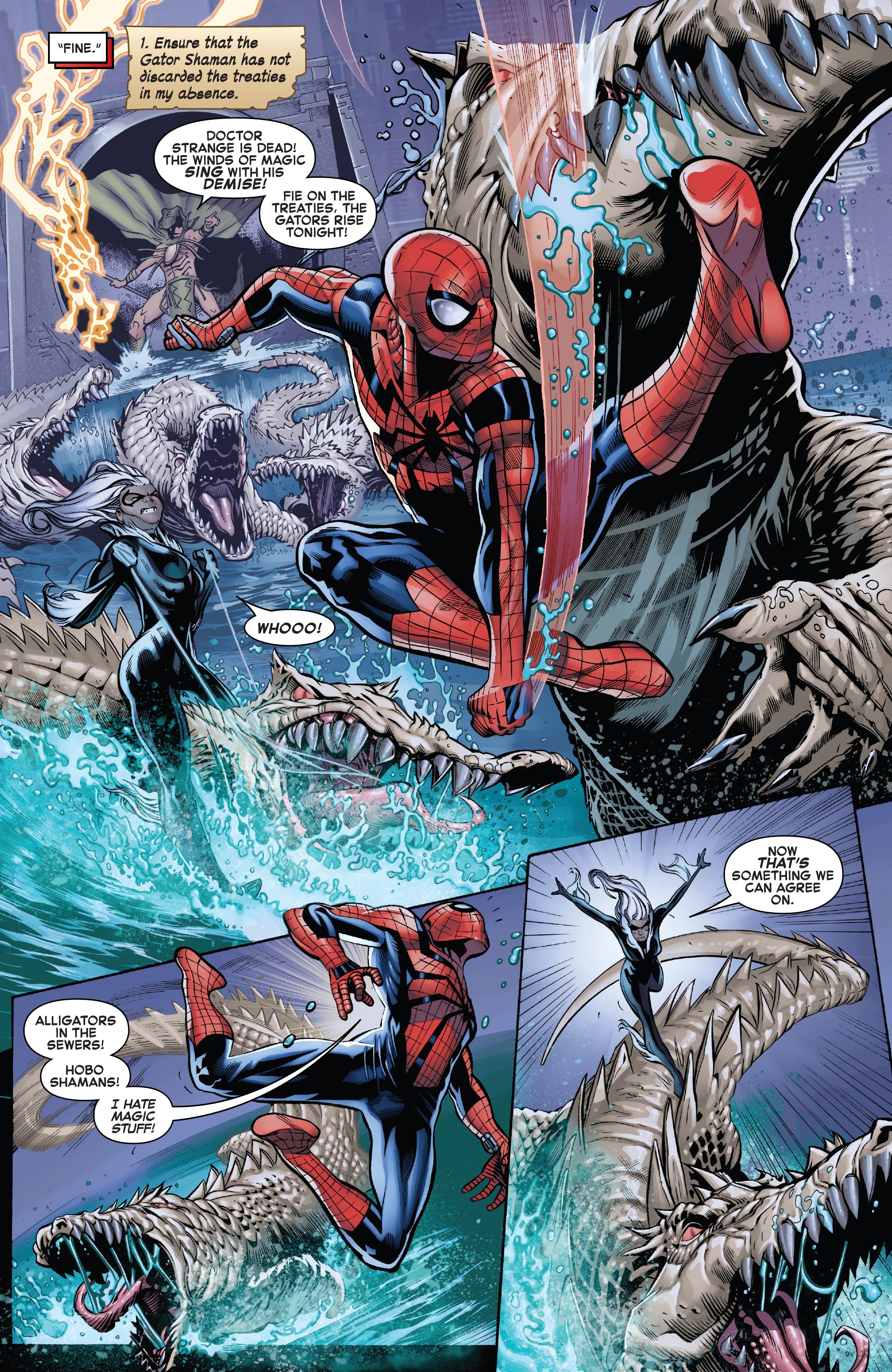 Read online Death of Doctor Strange: One-Shots comic -  Issue # Spider-Man - 11