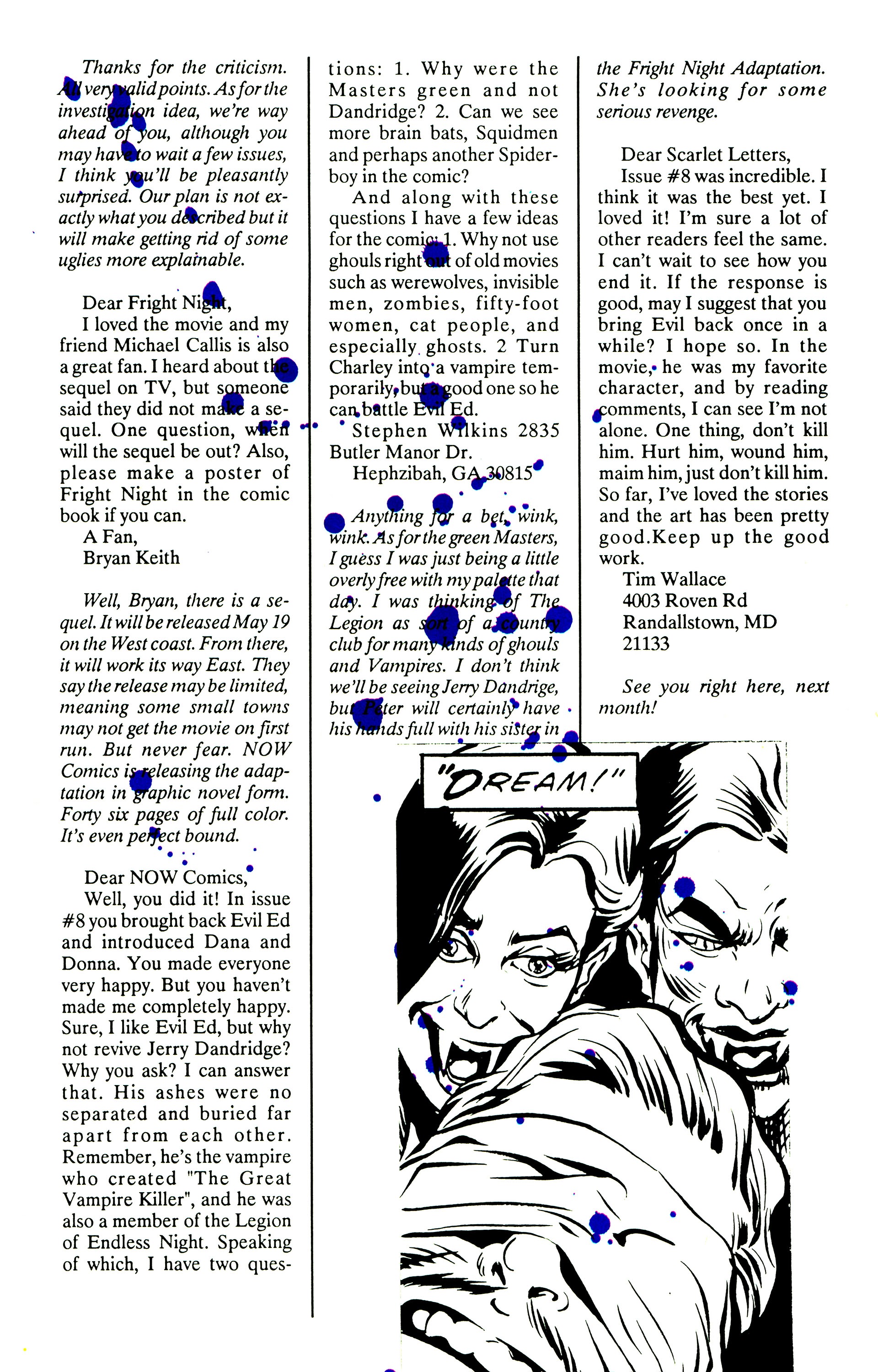 Read online Fright Night (1988) comic -  Issue #10 - 28