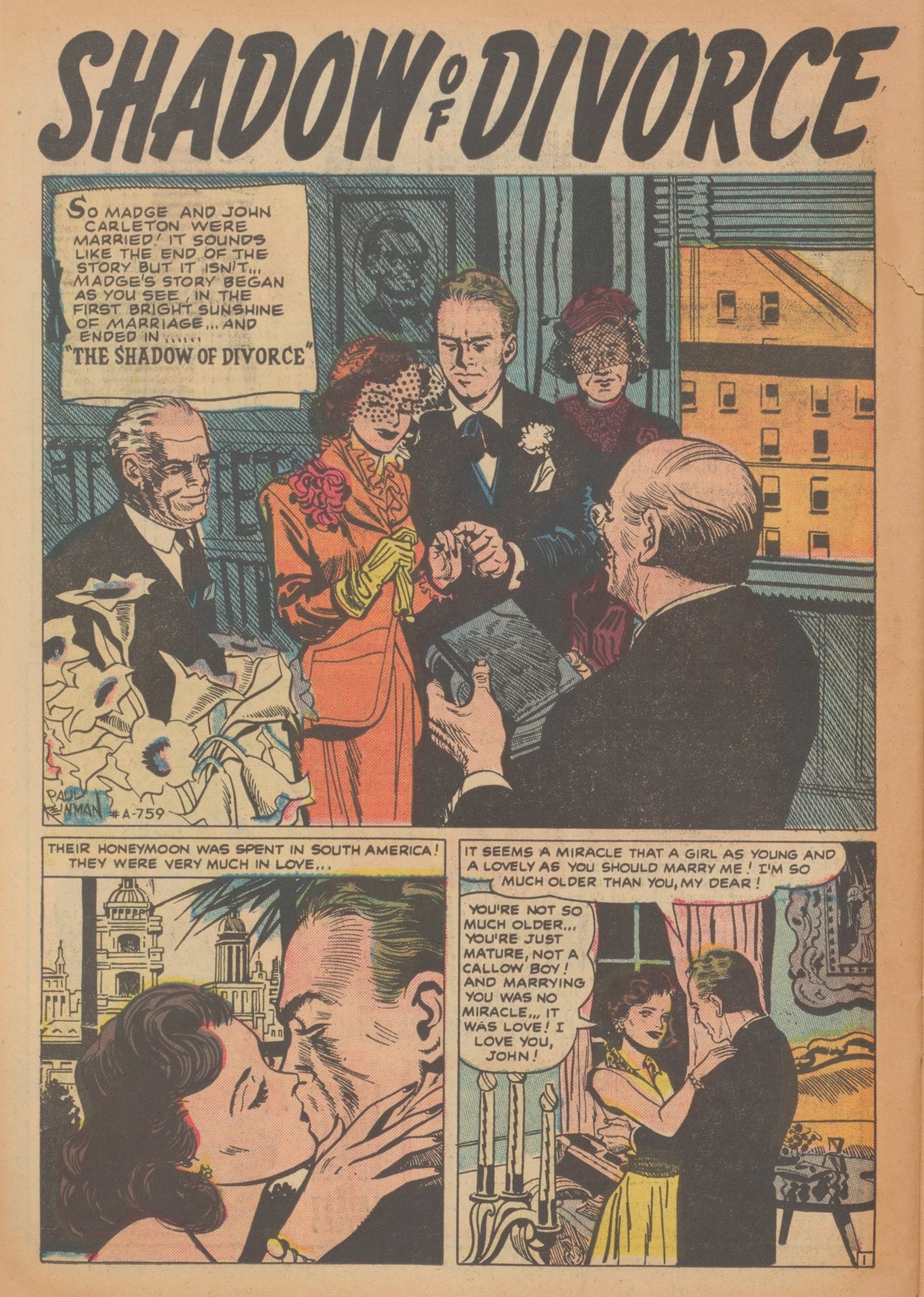 Read online Love Romances comic -  Issue #24 - 26