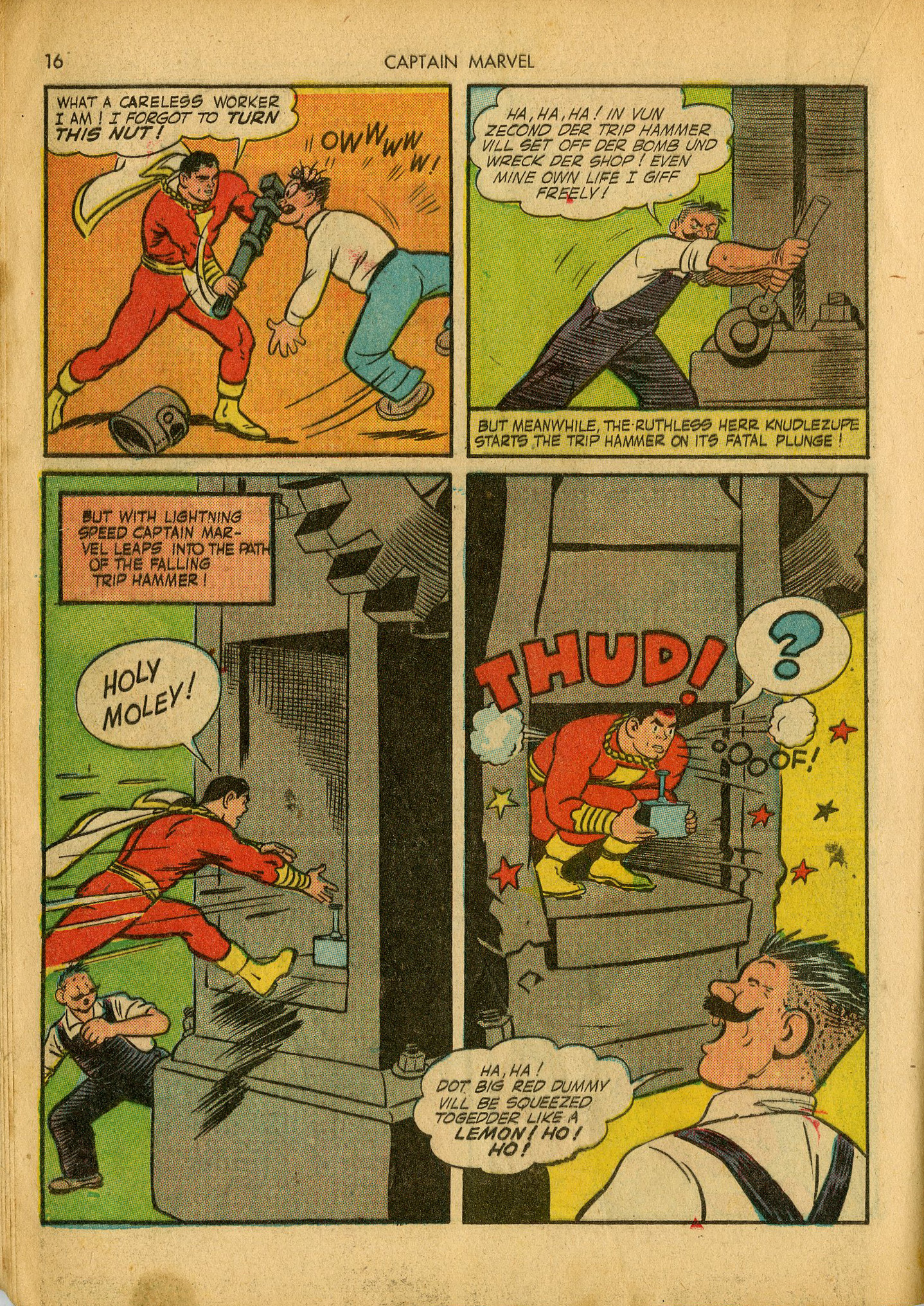 Read online Captain Marvel Adventures comic -  Issue #25 - 16