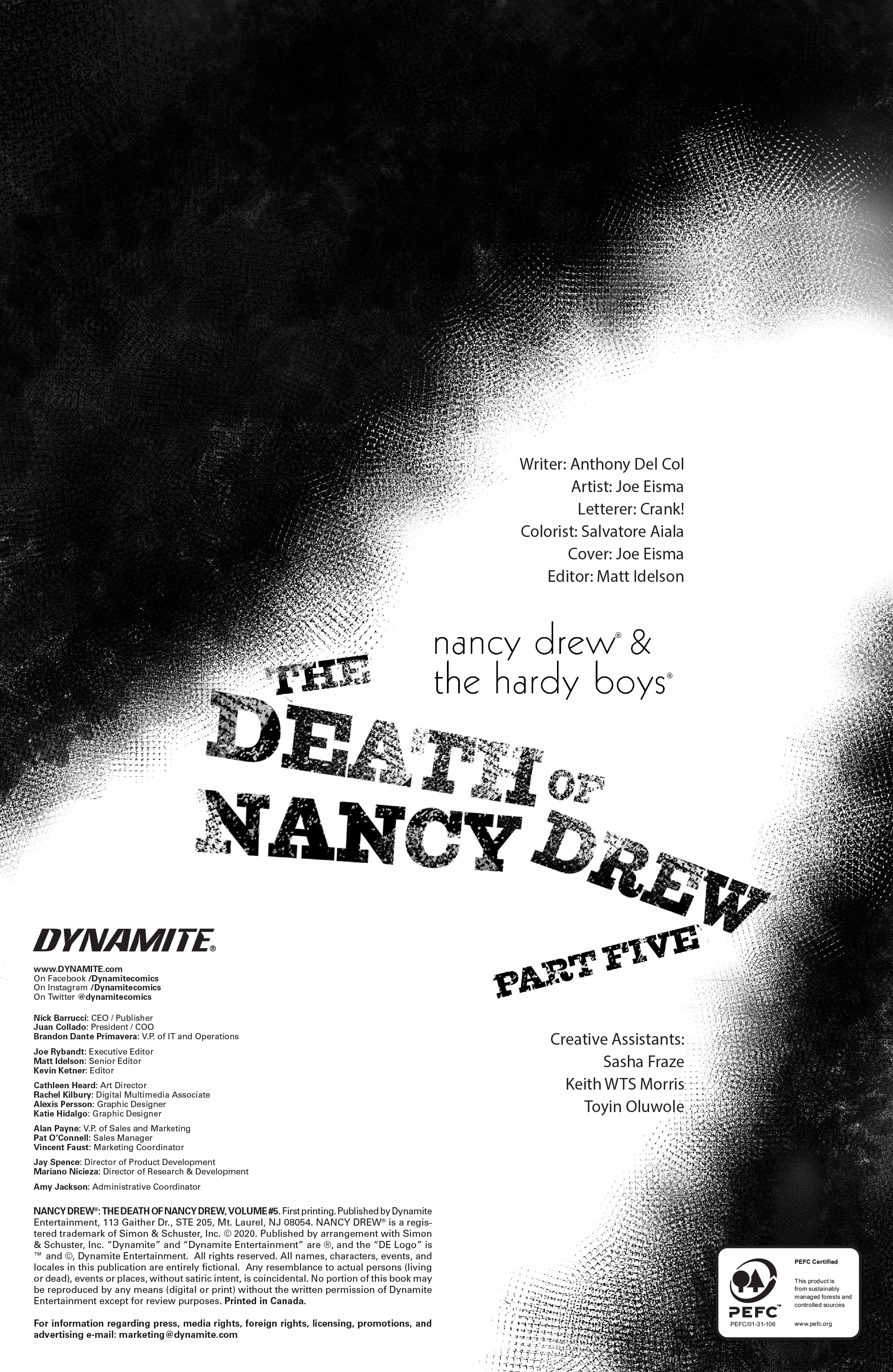 Read online Nancy Drew & The Hardy Boys: The Death of Nancy Drew comic -  Issue #5 - 2