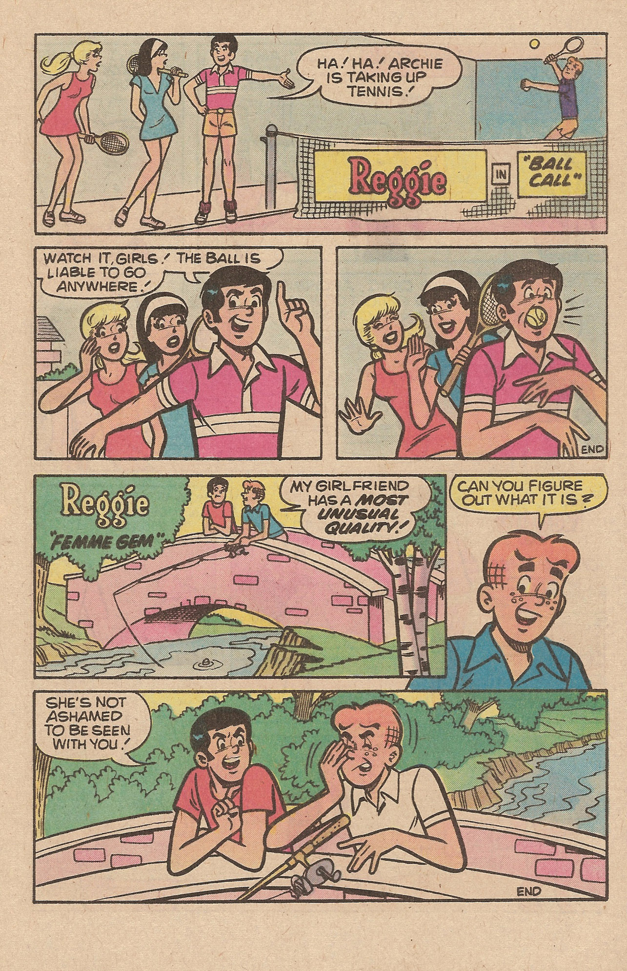 Read online Reggie's Wise Guy Jokes comic -  Issue #50 - 5