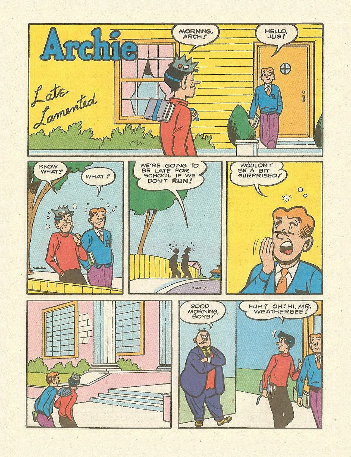 Read online Archie's Double Digest Magazine comic -  Issue #72 - 187