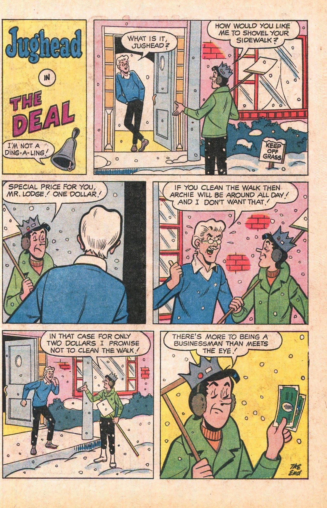Read online Jughead's Jokes comic -  Issue #10 - 33