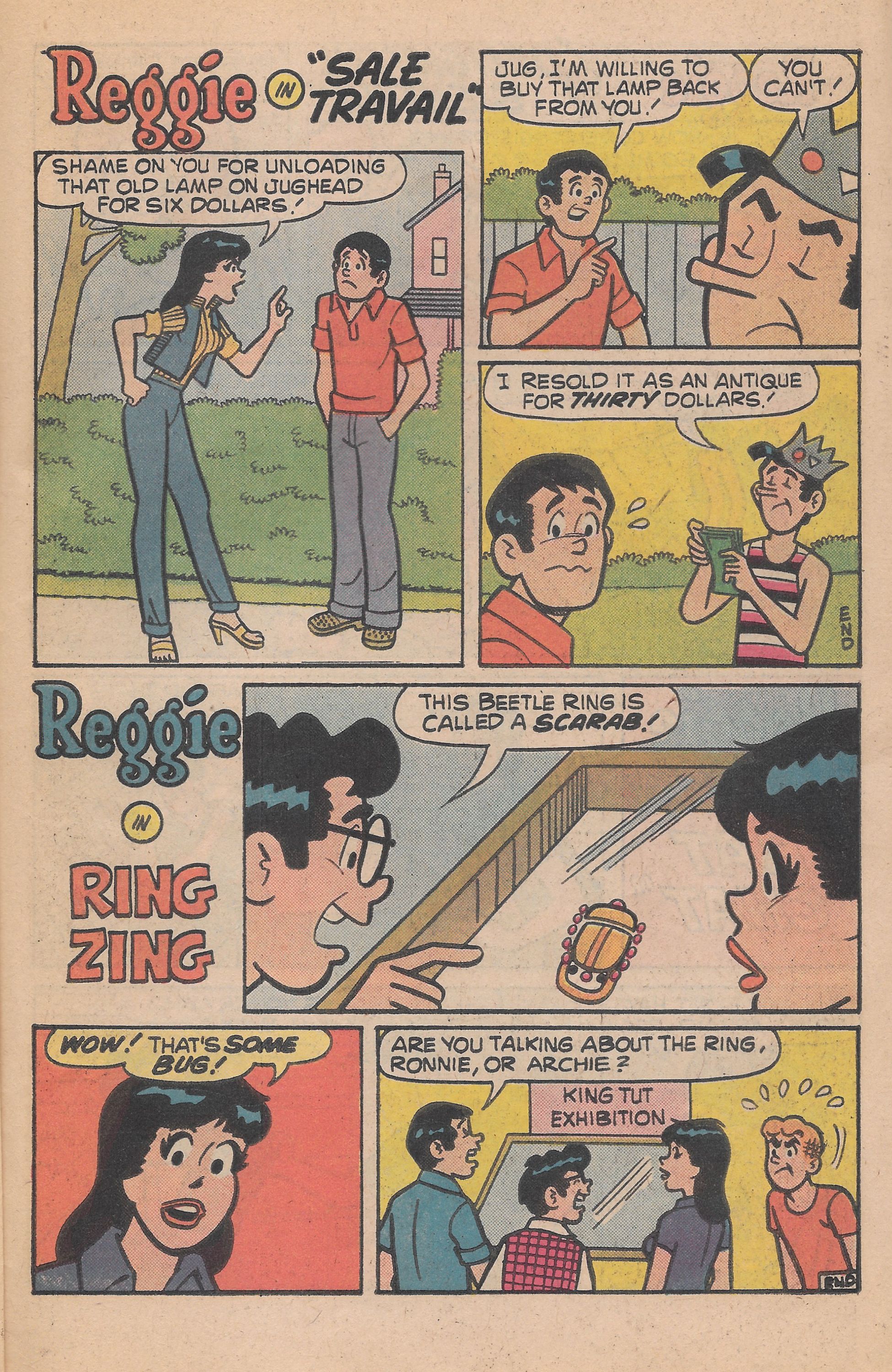 Read online Reggie's Wise Guy Jokes comic -  Issue #54 - 31