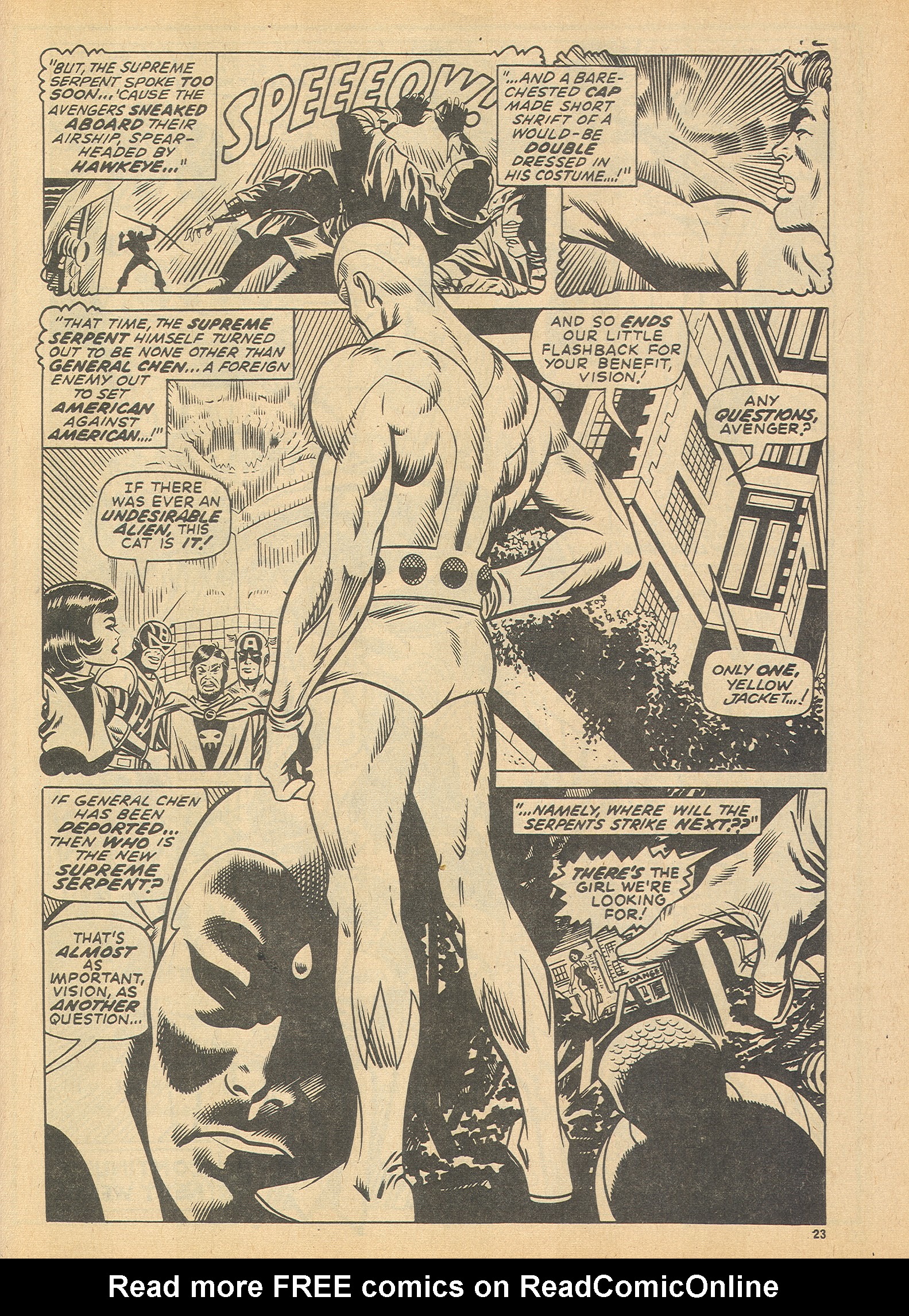 Read online The Avengers (1973) comic -  Issue #110 - 23