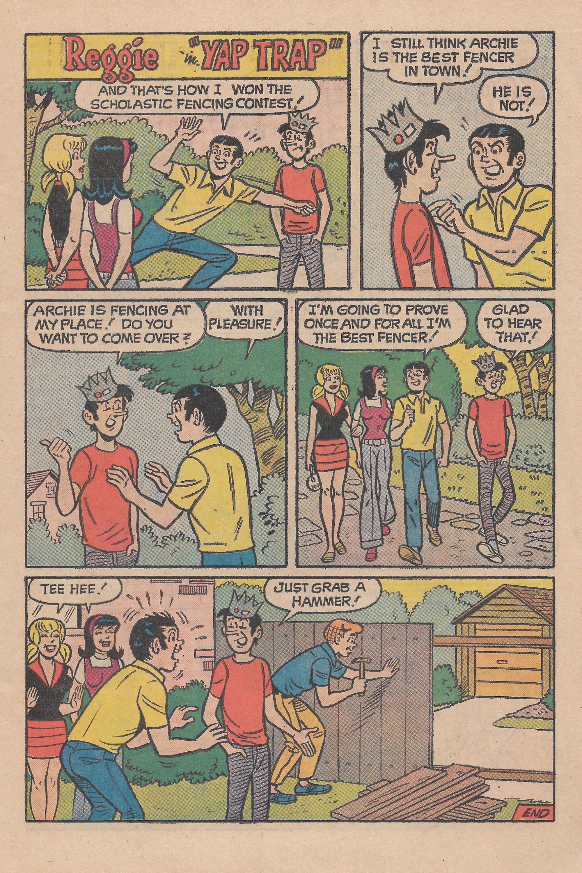 Read online Reggie's Wise Guy Jokes comic -  Issue #26 - 15