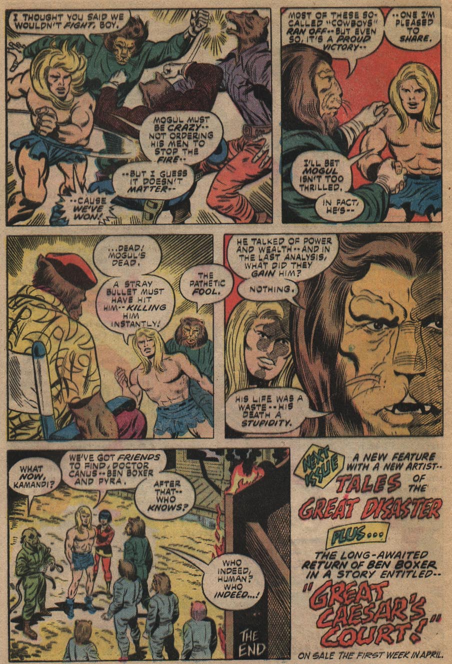 Read online Kamandi, The Last Boy On Earth comic -  Issue #42 - 23