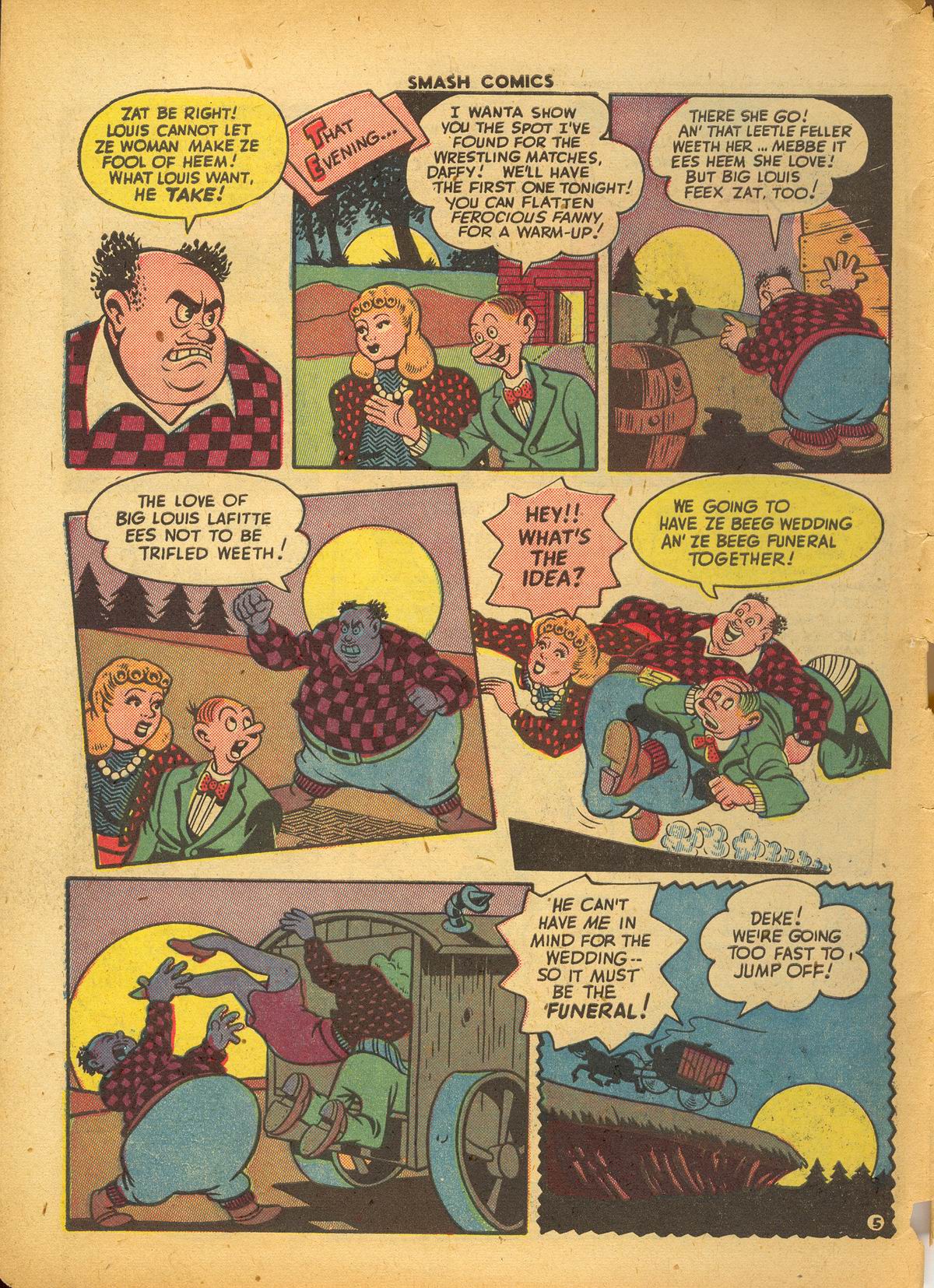 Read online Smash Comics comic -  Issue #54 - 56