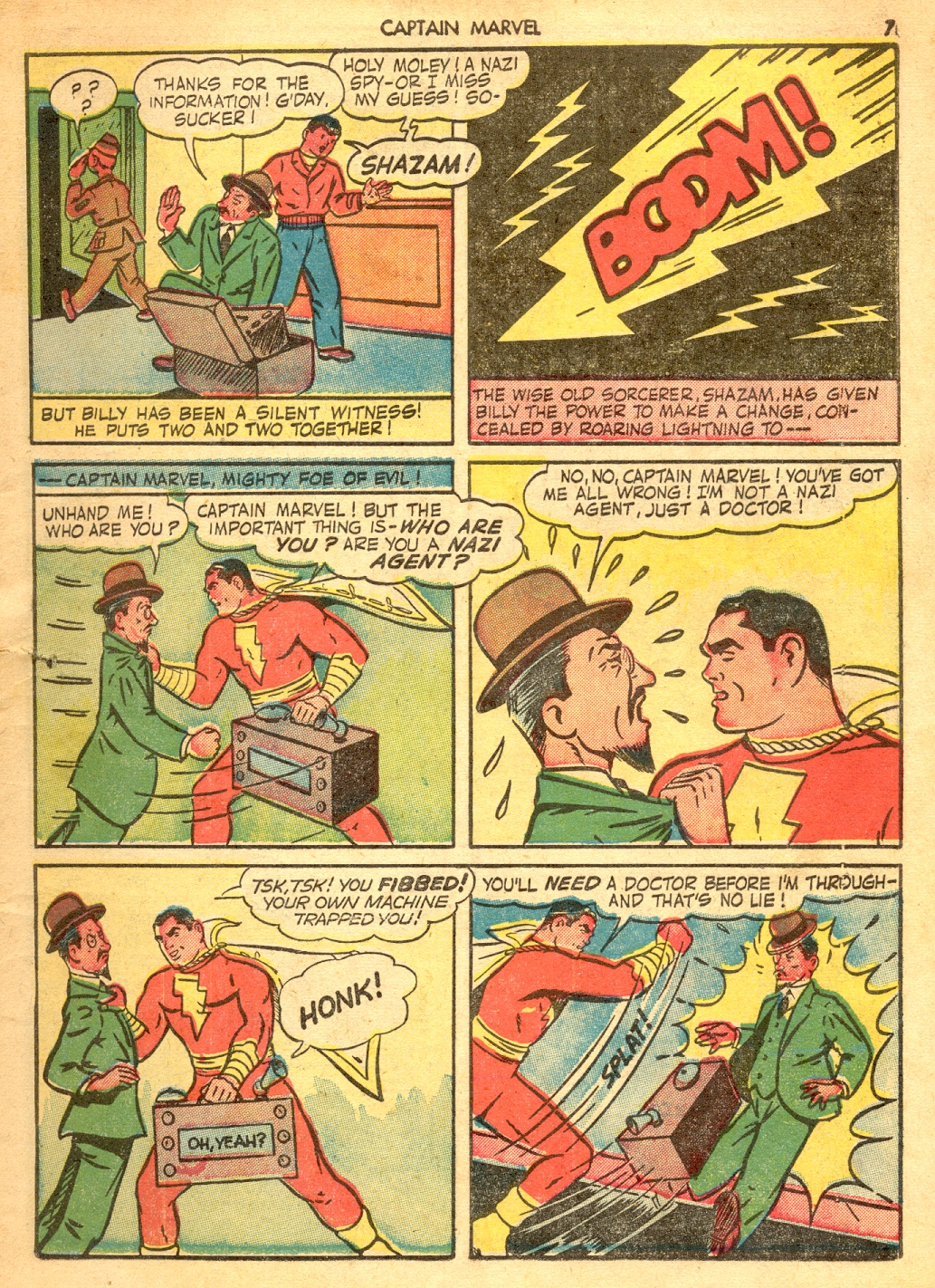 Read online Captain Marvel Adventures comic -  Issue #23 - 7