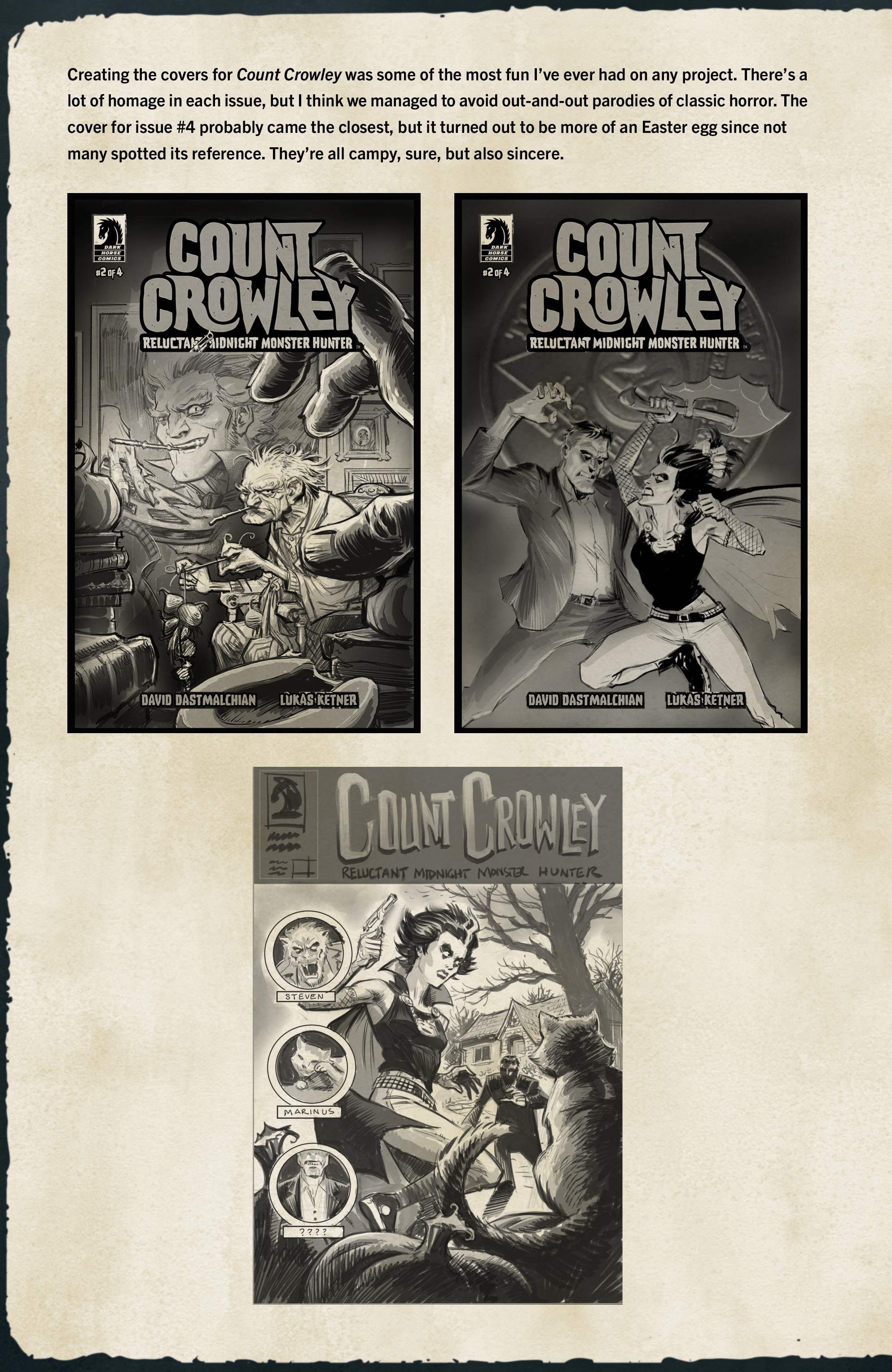 Read online Count Crowley: Reluctant Midnight Monster Hunter comic -  Issue # _TPB - 106